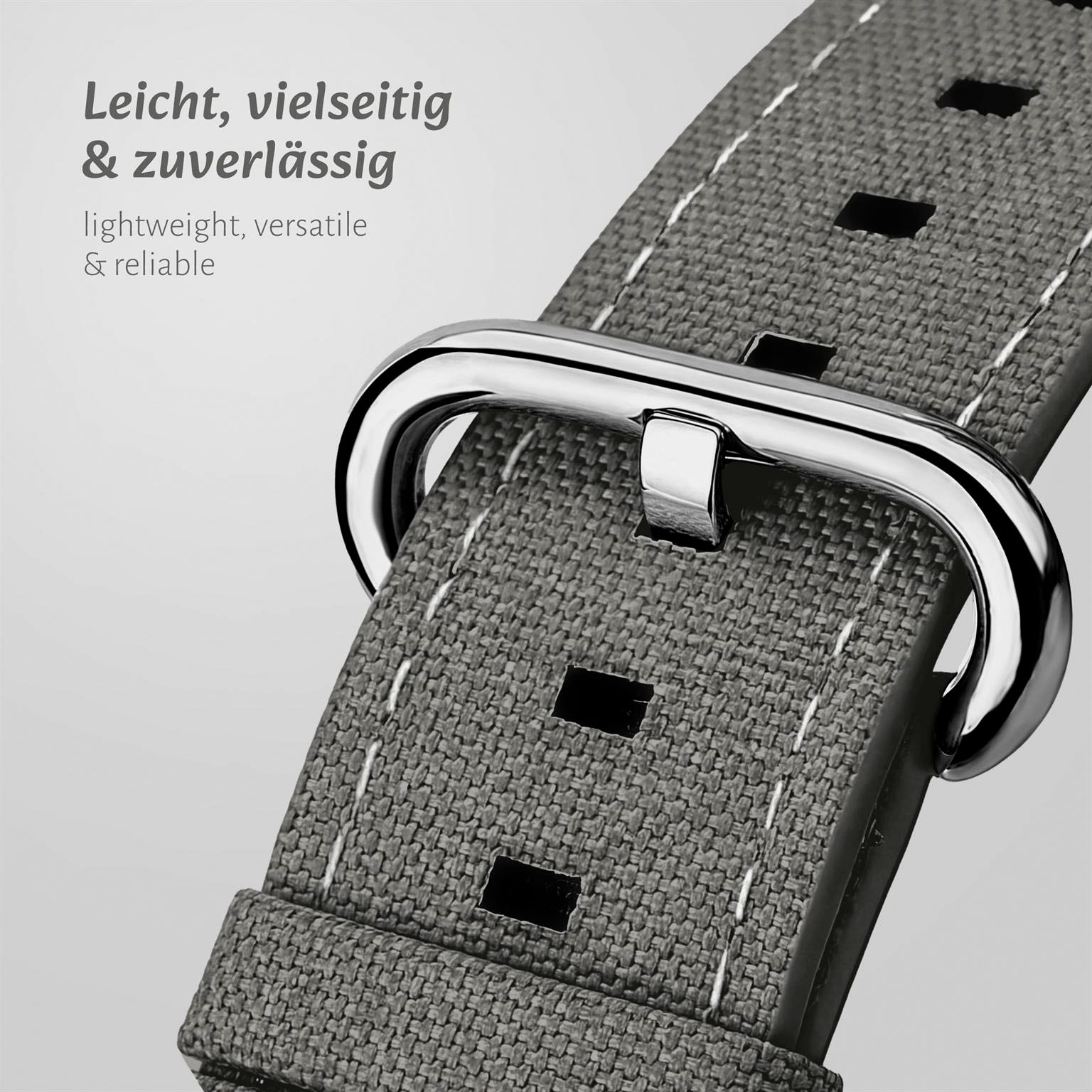 ONEFLOW Urban Strap Apple Watch SE 3 (40mm) Armband Canvas Nylon – Weiteres Produktbild 1