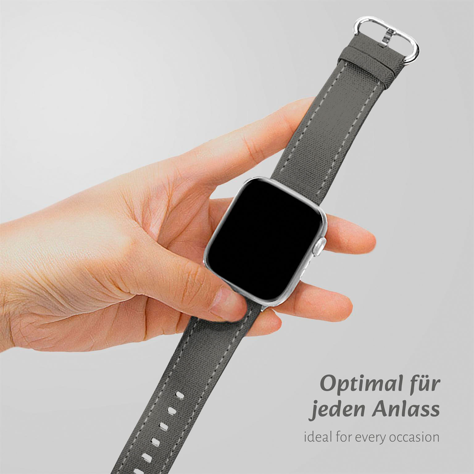 ONEFLOW Urban Strap Apple Watch SE 3 (40mm) Armband Canvas Nylon – Weiteres Produktbild 3