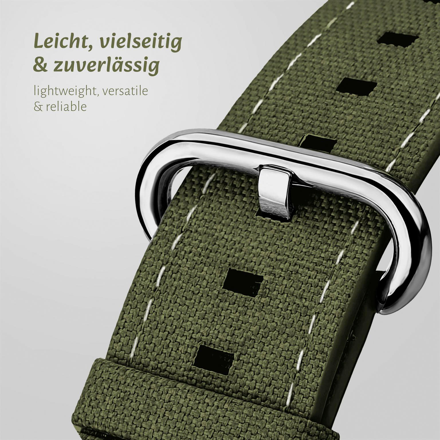 ONEFLOW Urban Strap Apple Watch SE 3 (40mm) Armband Canvas Nylon – Weiteres Produktbild 1