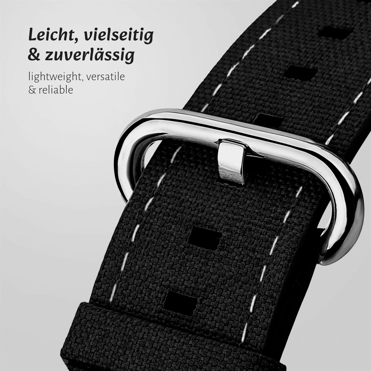 ONEFLOW Urban Strap Apple Watch SE 3 (40mm) Armband Canvas Nylon – Weiteres Produktbild 1