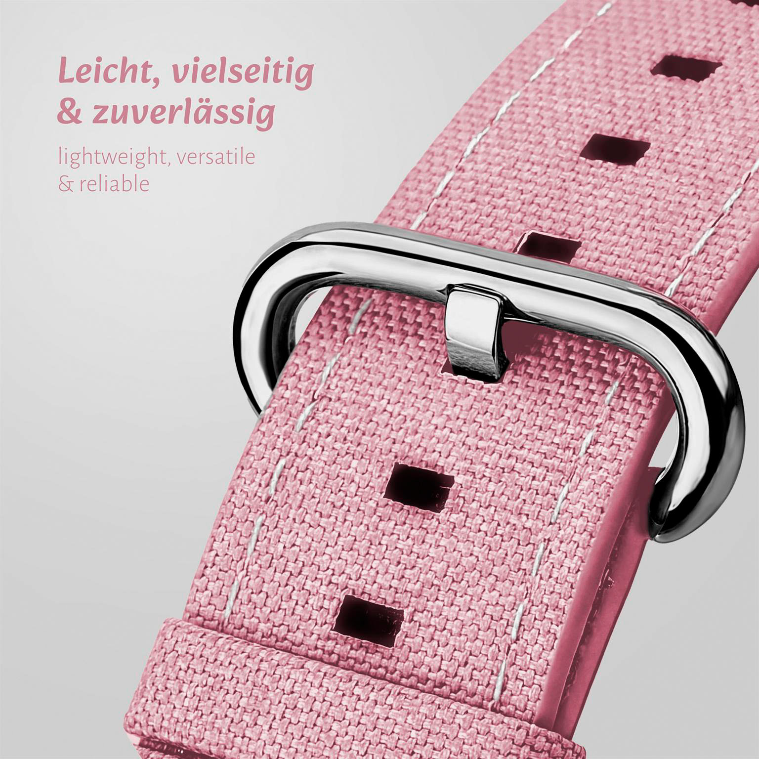 ONEFLOW Urban Strap Apple Watch SE 3 (44mm) Armband Canvas Nylon – Weiteres Produktbild 1