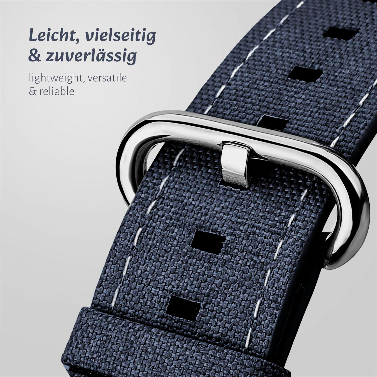 ONEFLOW Urban Strap Apple Watch 11 (42mm) Armband Canvas Nylon – Weiteres Produktbild 1