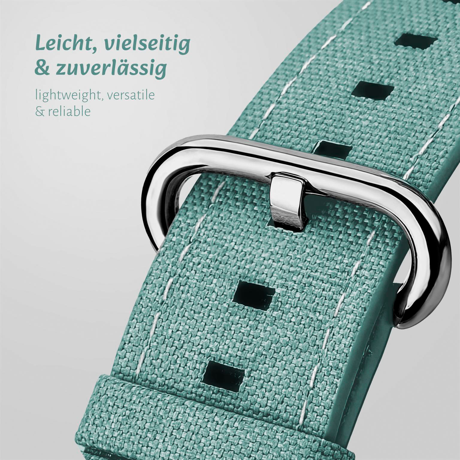 ONEFLOW Urban Strap Apple Watch 11 (42mm) Armband Canvas Nylon – Weiteres Produktbild 1