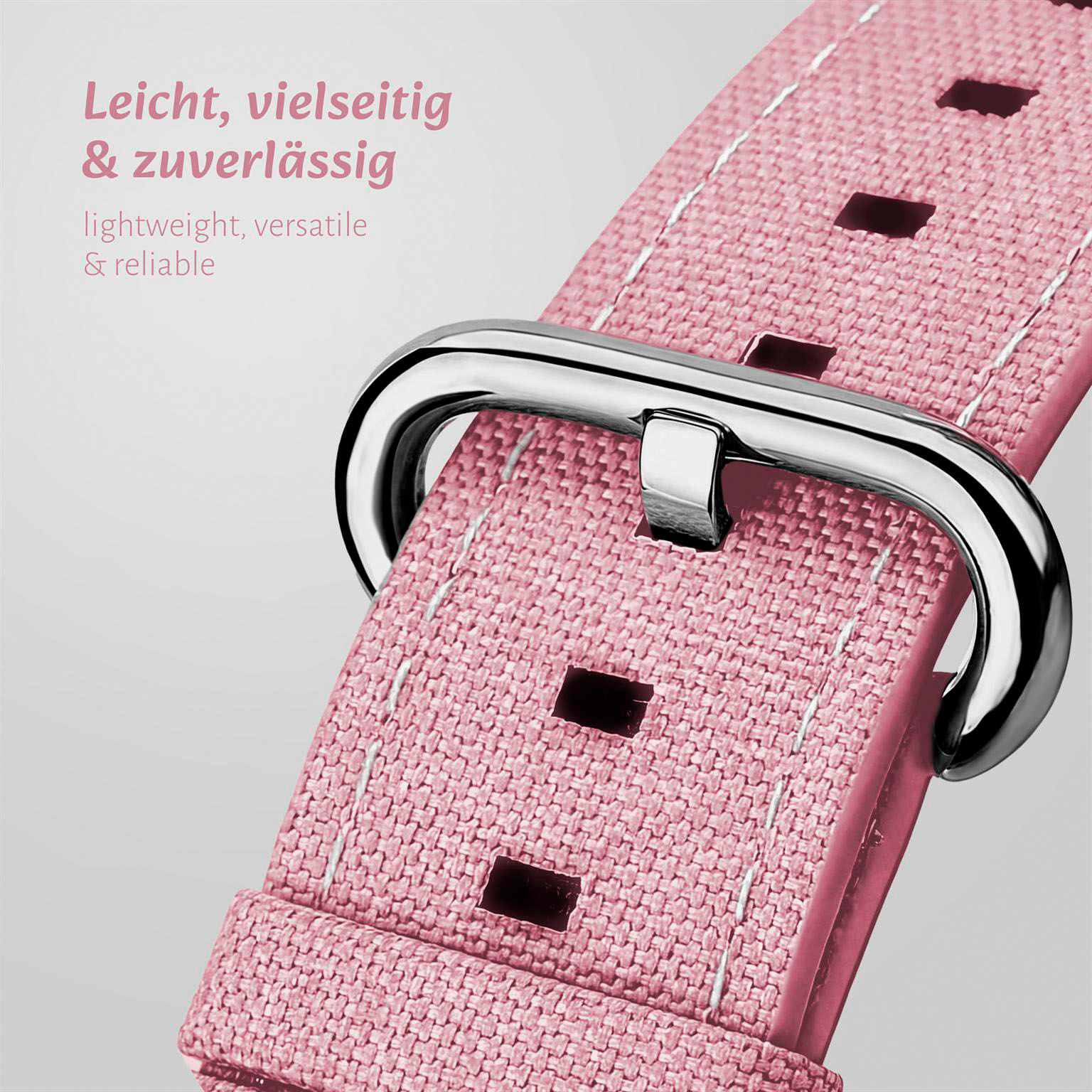 ONEFLOW Urban Strap Apple Watch 11 (46mm) Armband Canvas Nylon – Weiteres Produktbild 1