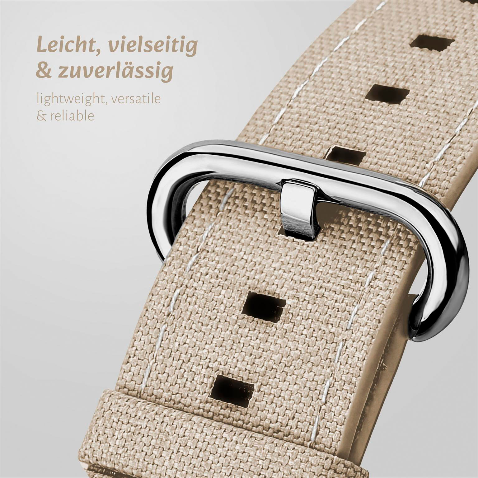 ONEFLOW Urban Strap Apple Watch Ultra 3 (49mm) Armband Canvas Nylon – Weiteres Produktbild 1