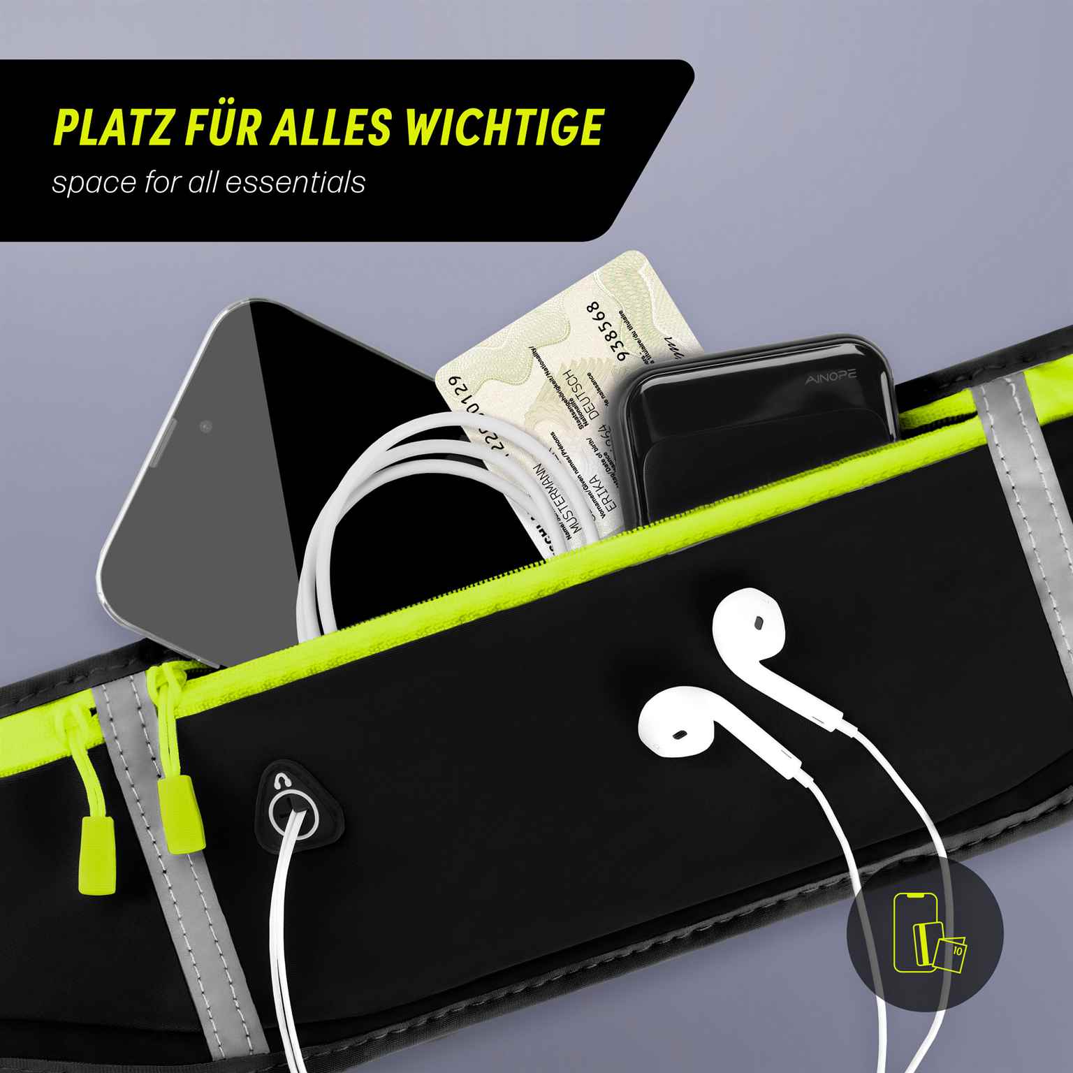 ONEFLOW Active Pro Belt Motorola Moto G37 Laufgürtel atmungsaktiv – Weiteres Produktbild 2