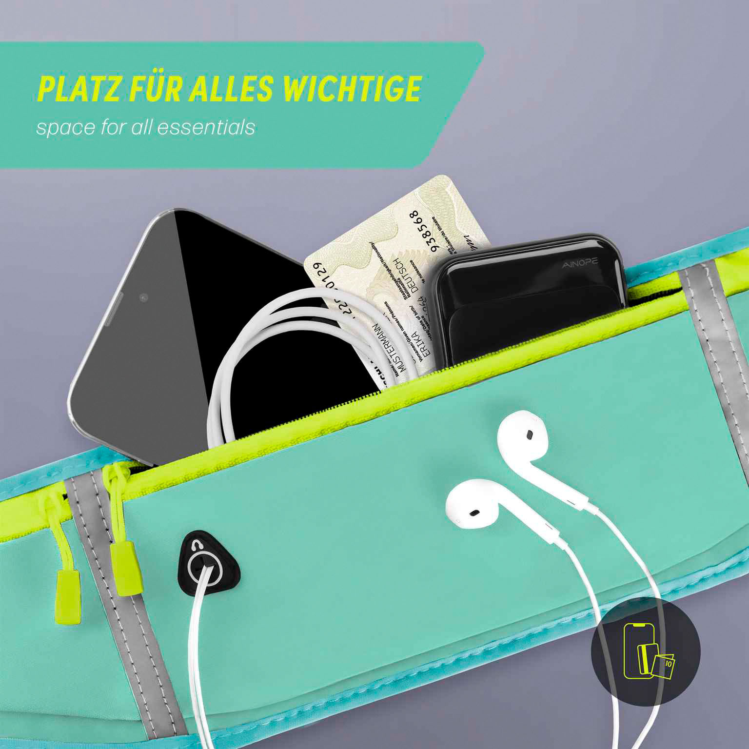 ONEFLOW Active Pro Belt Redmi Note 15 Pro+ 5G Laufgürtel atmungsaktiv – Weiteres Produktbild 2