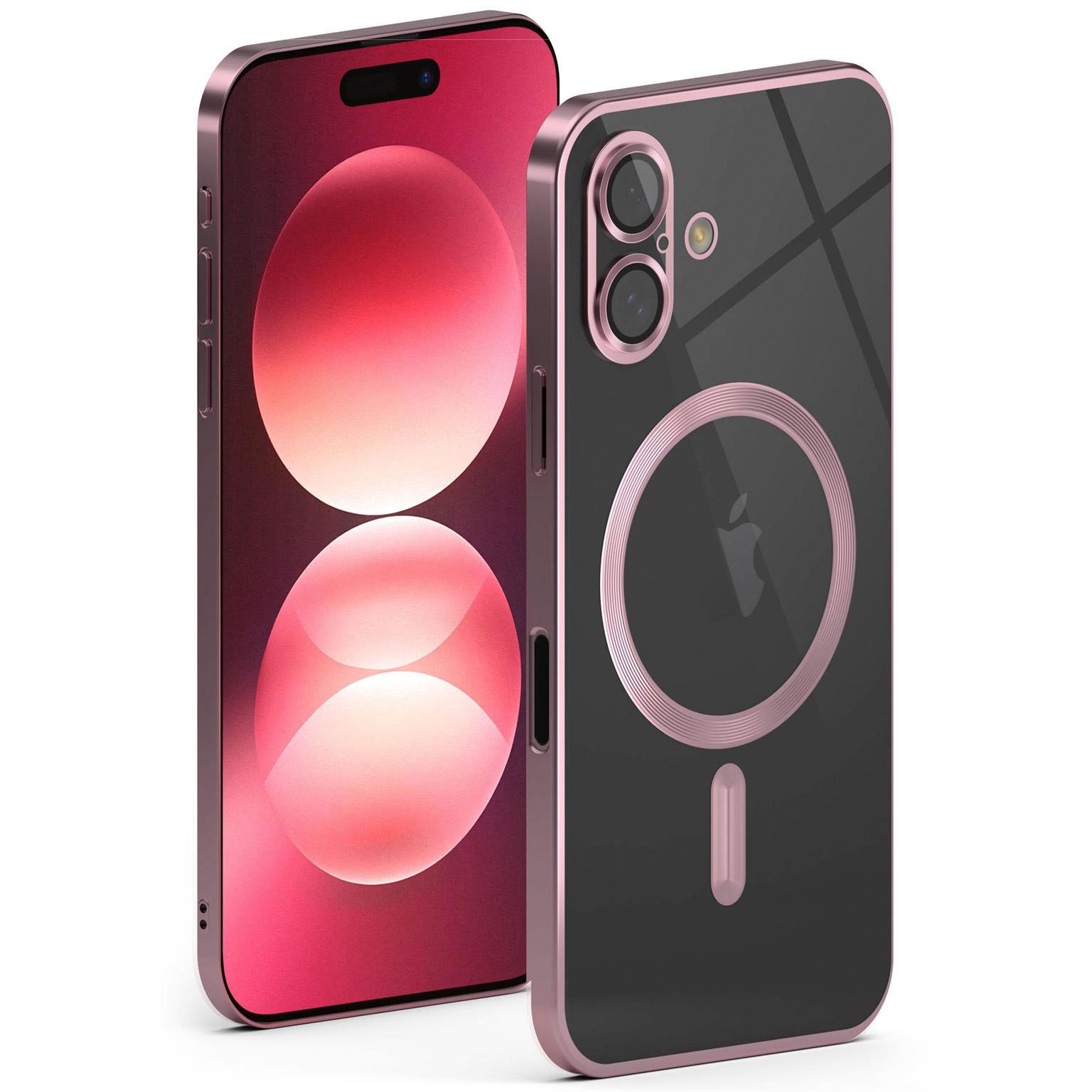 ONEFLOW Aura Case iPhone 17 mit MagSafe – Rose Sunset