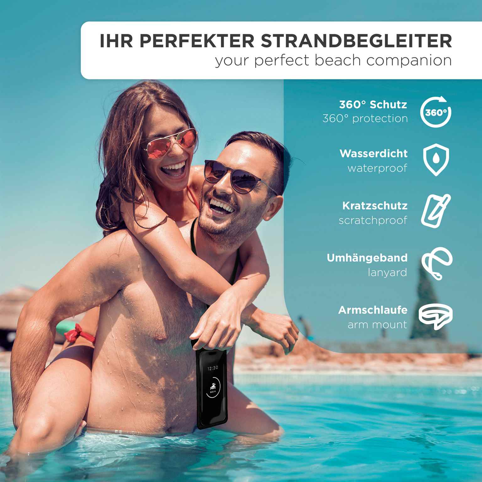 ONEFLOW Beach Bag Nothing Phone (4b) wasserdichte Hülle – Weiteres Produktbild 2