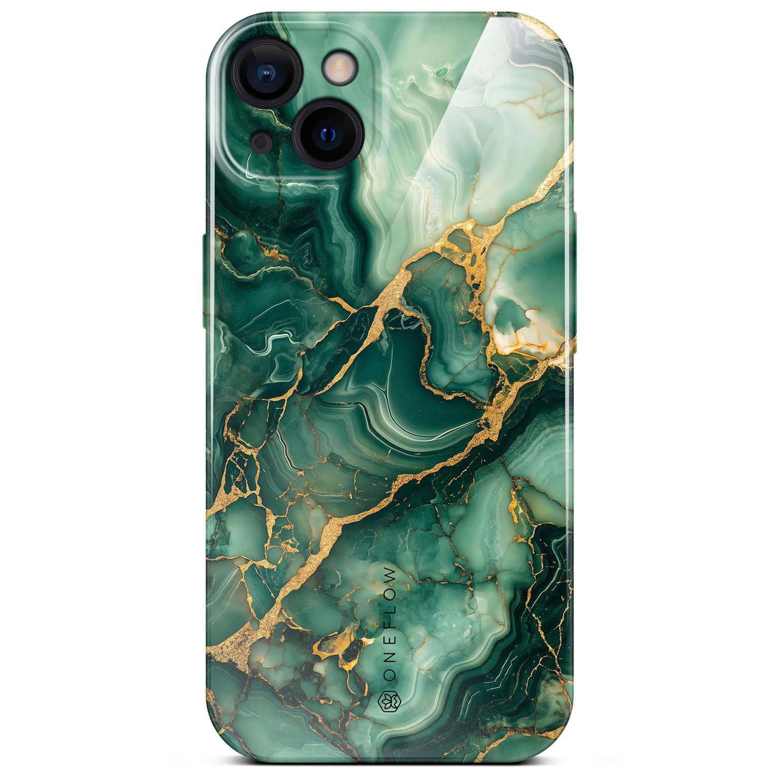 ONEFLOW Bliss Cover iPhone 13 Hülle in Marmor Design – Emerald Flow ONEFLOW Bliss Cover iPhone 13 Hülle in Marmor Design – Emerald Flow