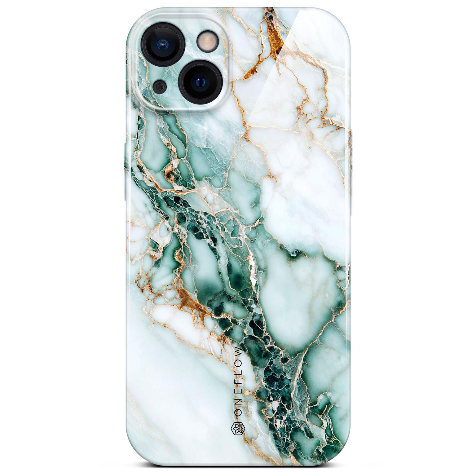 ONEFLOW Bliss Cover iPhone 13 Hülle in Marmor Design – Jade Cascade ONEFLOW Bliss Cover iPhone 13 Hülle in Marmor Design – Jade Cascade