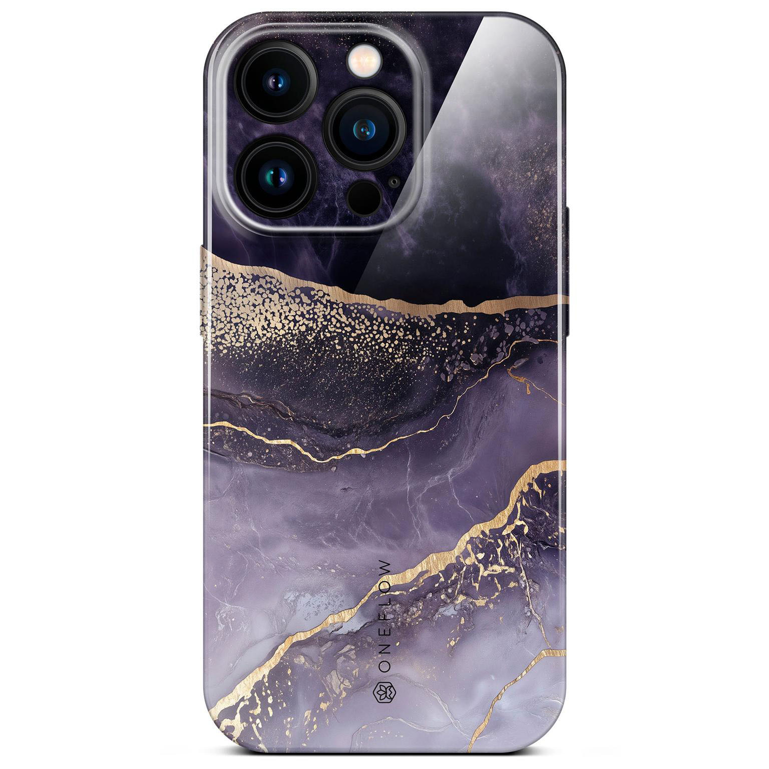 ONEFLOW Bliss Cover iPhone 14 Pro Hülle in Marmor Design – Twilight Glow ONEFLOW Bliss Cover iPhone 14 Pro Hülle in Marmor Design – Twilight Glow