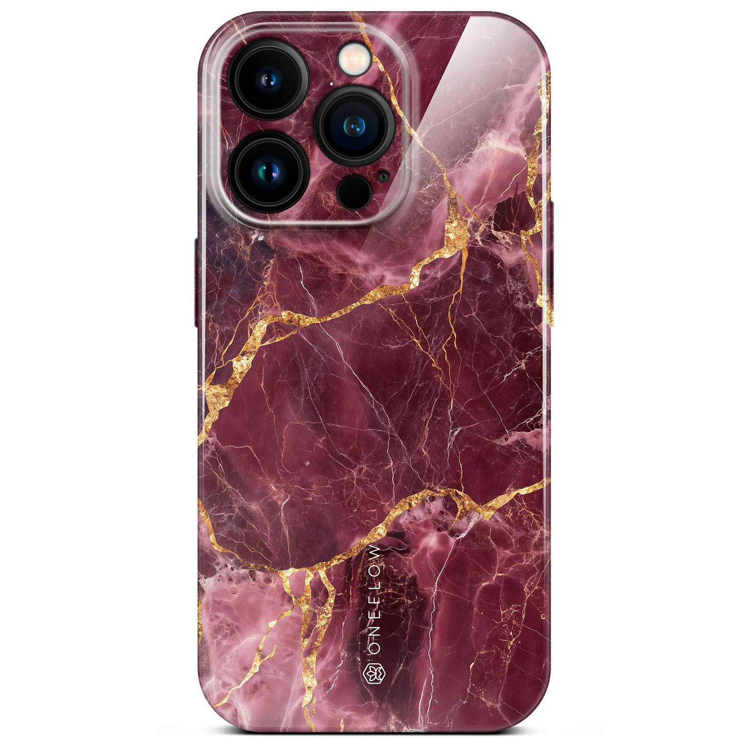 ONEFLOW Bliss Cover iPhone 14 Pro Hülle in Marmor Design – Velvet Wine ONEFLOW Bliss Cover iPhone 14 Pro Hülle in Marmor Design – Velvet Wine