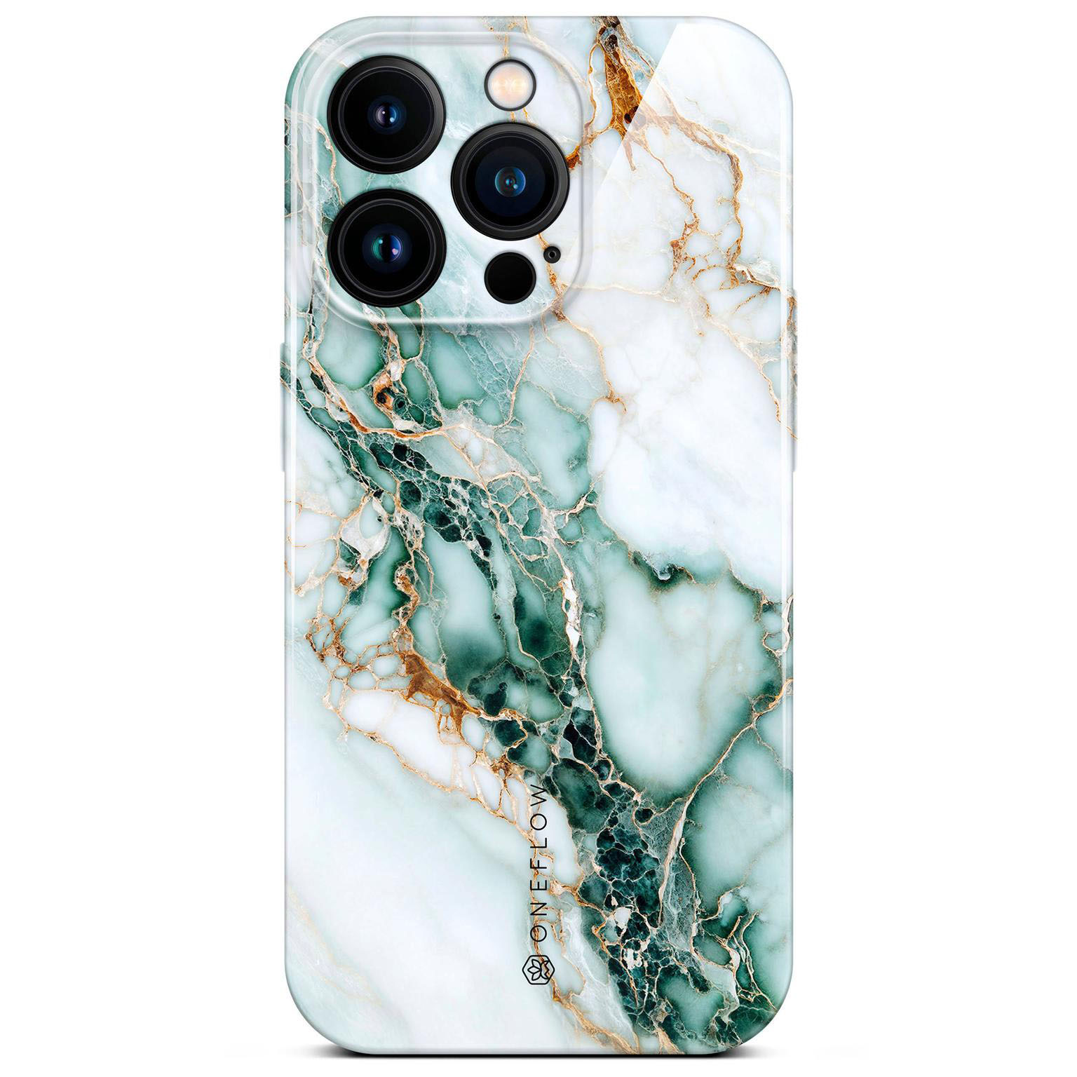ONEFLOW Bliss Cover iPhone 14 Pro Hülle in Marmor Design – Jade Cascade ONEFLOW Bliss Cover iPhone 14 Pro Hülle in Marmor Design – Jade Cascade