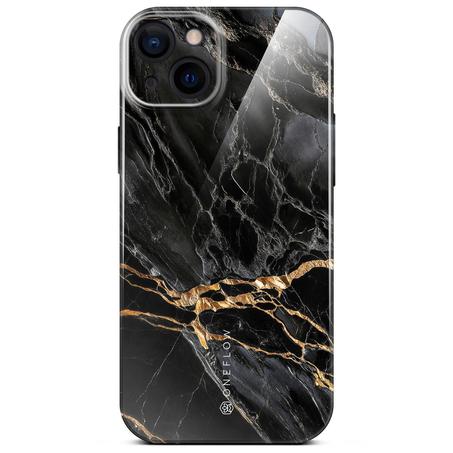ONEFLOW Bliss Cover iPhone 14 Hülle in Marmor Design – Black Mirage ONEFLOW Bliss Cover iPhone 14 Hülle in Marmor Design – Black Mirage