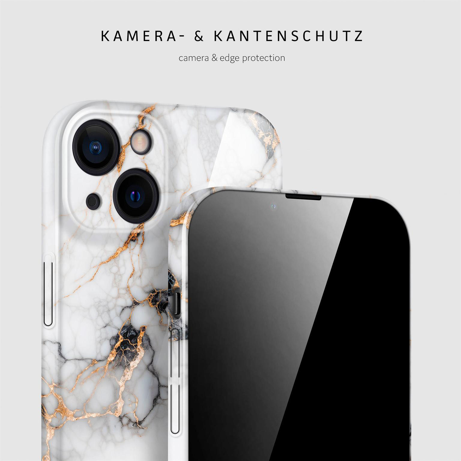 ONEFLOW Bliss Cover iPhone 14 Hülle in Marmor Design – Weiteres Produktbild 2
