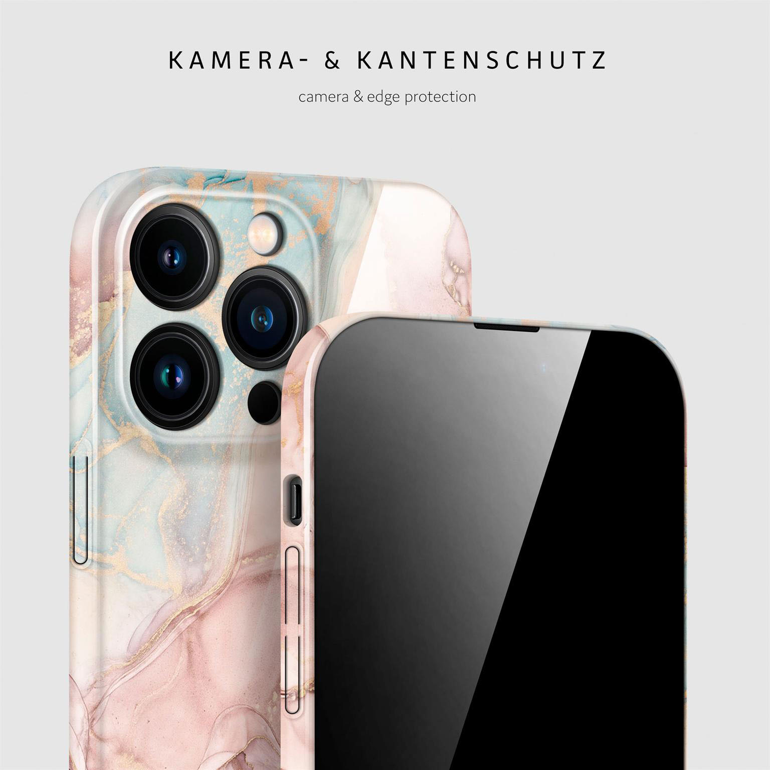 ONEFLOW Bliss Cover iPhone 15 Pro Max Hülle in Marmor Design – Weiteres Produktbild 2