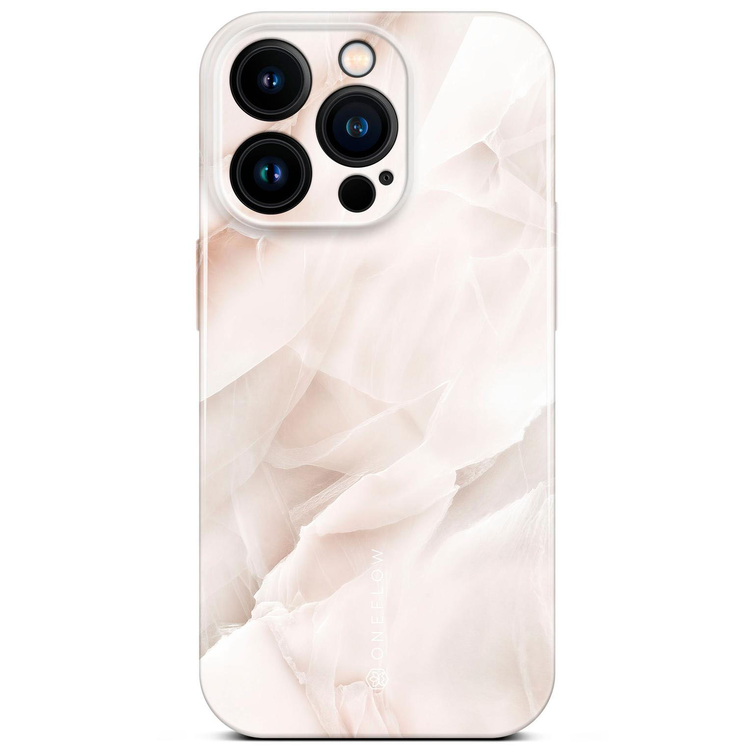 ONEFLOW Bliss Cover iPhone 15 Pro Hülle in Marmor Design – Soft Blush ONEFLOW Bliss Cover iPhone 15 Pro Hülle in Marmor Design – Soft Blush