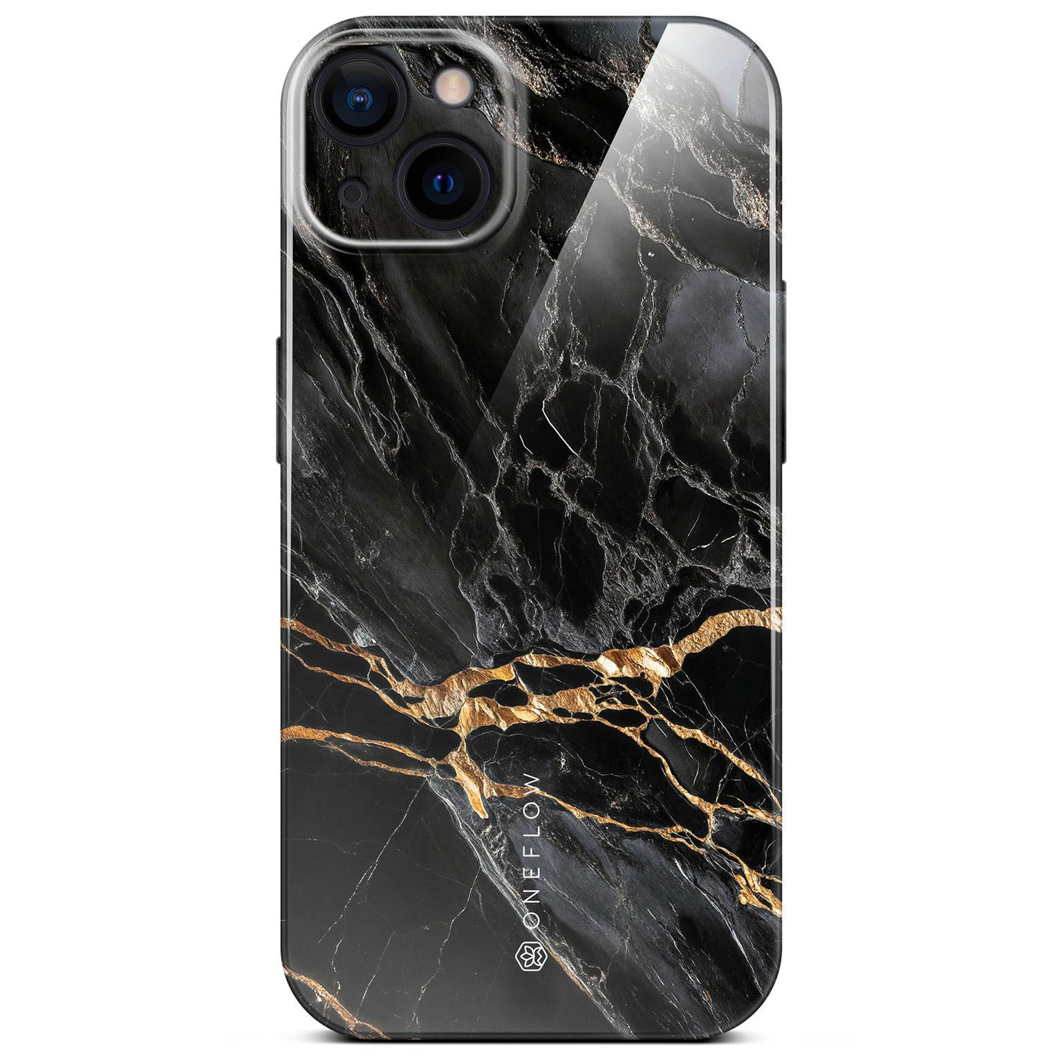 ONEFLOW Bliss Cover iPhone 15 Hülle in Marmor Design – Black Mirage ONEFLOW Bliss Cover iPhone 15 Hülle in Marmor Design – Black Mirage