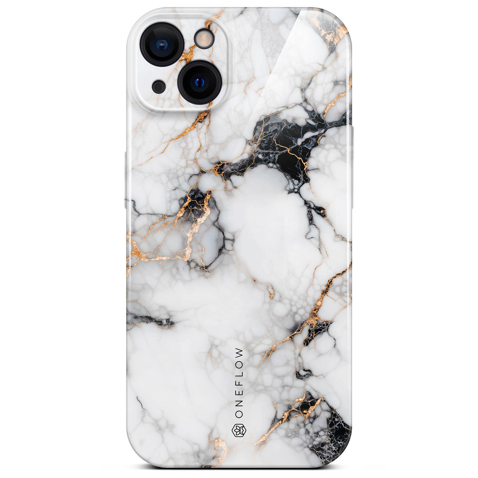 ONEFLOW Bliss Cover iPhone 15 Hülle in Marmor Design – Marble Veil