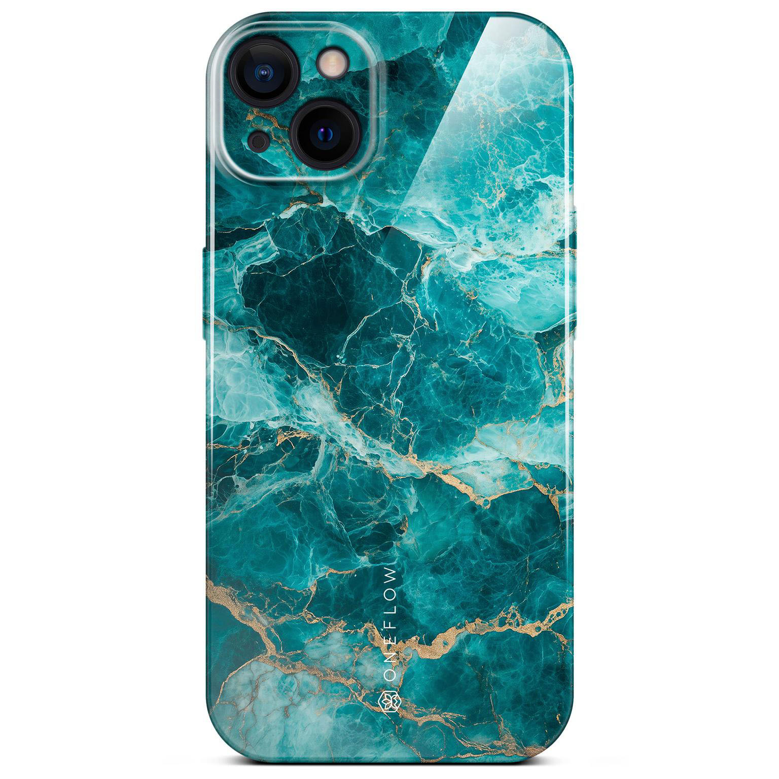 ONEFLOW Bliss Cover iPhone 15 Hülle in Marmor Design – Aqua Prism ONEFLOW Bliss Cover iPhone 15 Hülle in Marmor Design – Aqua Prism