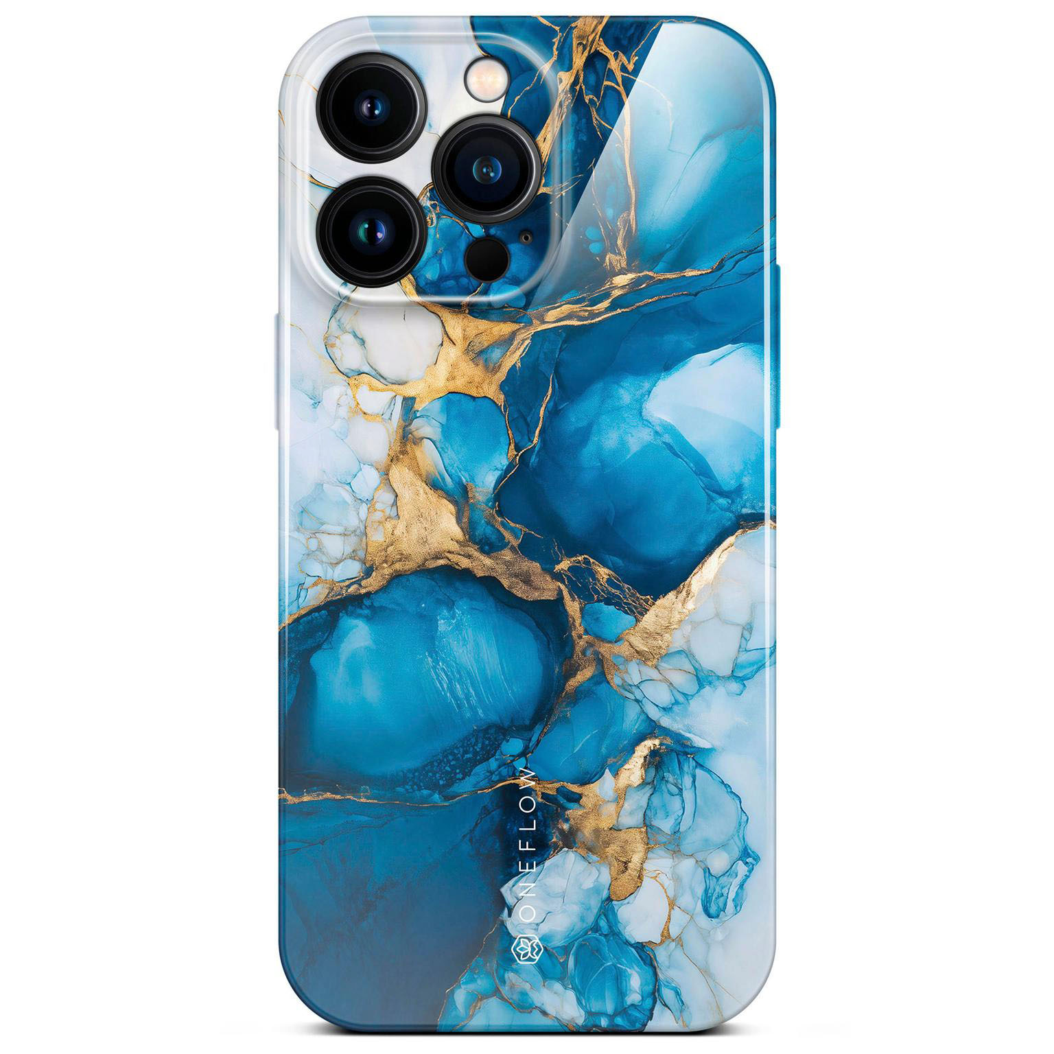 ONEFLOW Bliss Cover iPhone 16 Pro Max Hülle in Marmor Design – Sapphire Dream ONEFLOW Bliss Cover iPhone 16 Pro Max Hülle in Marmor Design – Sapphire Dream