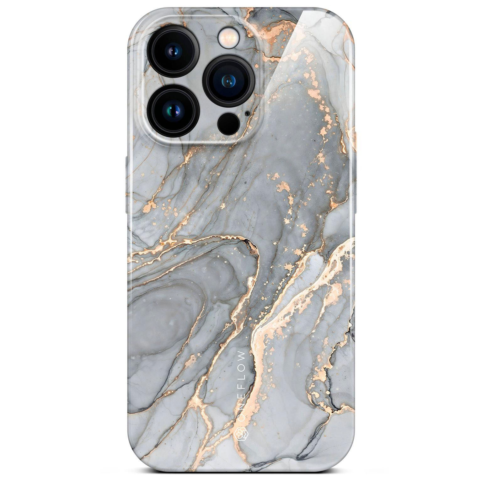 ONEFLOW Bliss Cover iPhone 16 Pro Hülle in Marmor Design – Soft Granite ONEFLOW Bliss Cover iPhone 16 Pro Hülle in Marmor Design – Soft Granite