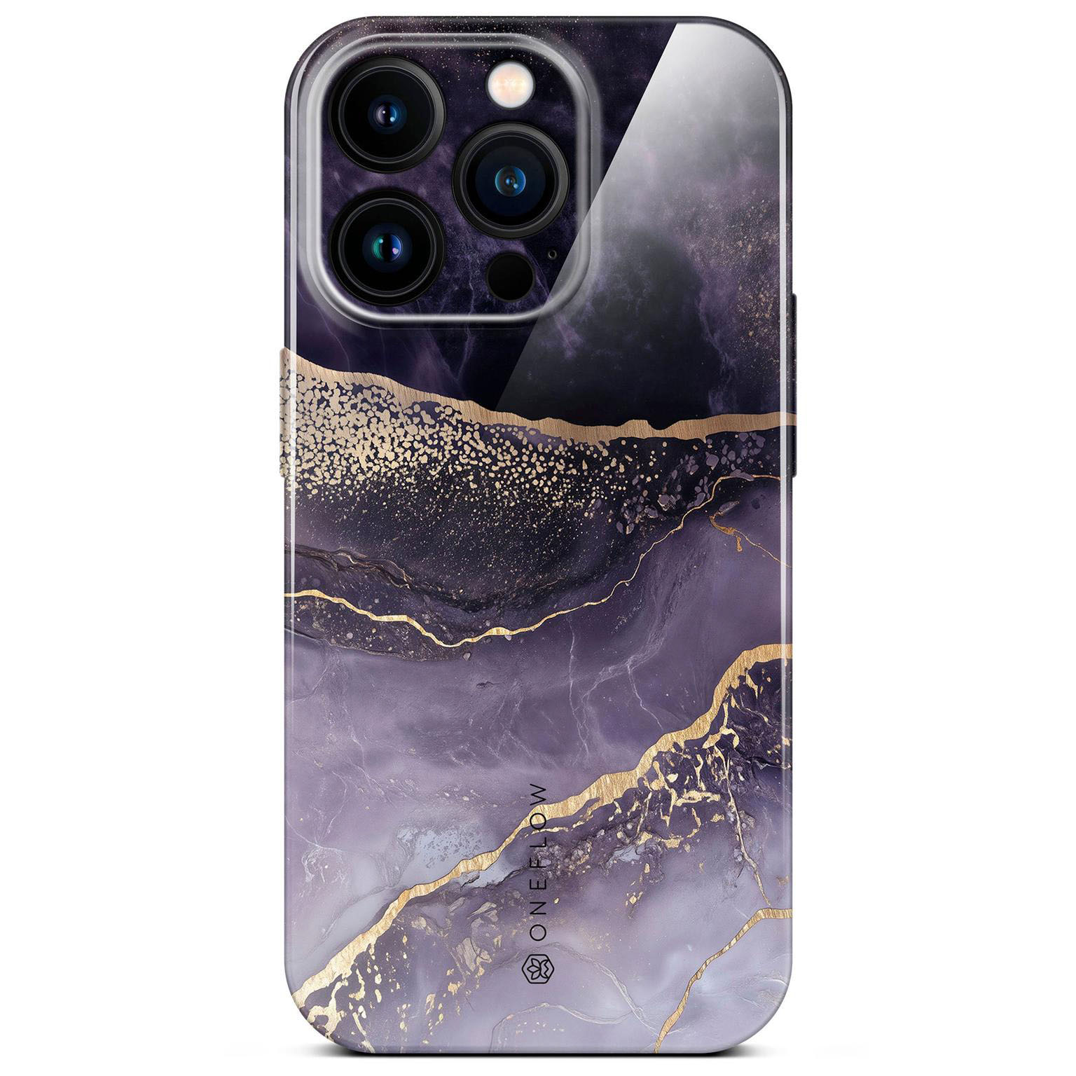 ONEFLOW Bliss Cover iPhone 16 Pro Hülle in Marmor Design – Twilight Glow ONEFLOW Bliss Cover iPhone 16 Pro Hülle in Marmor Design – Twilight Glow