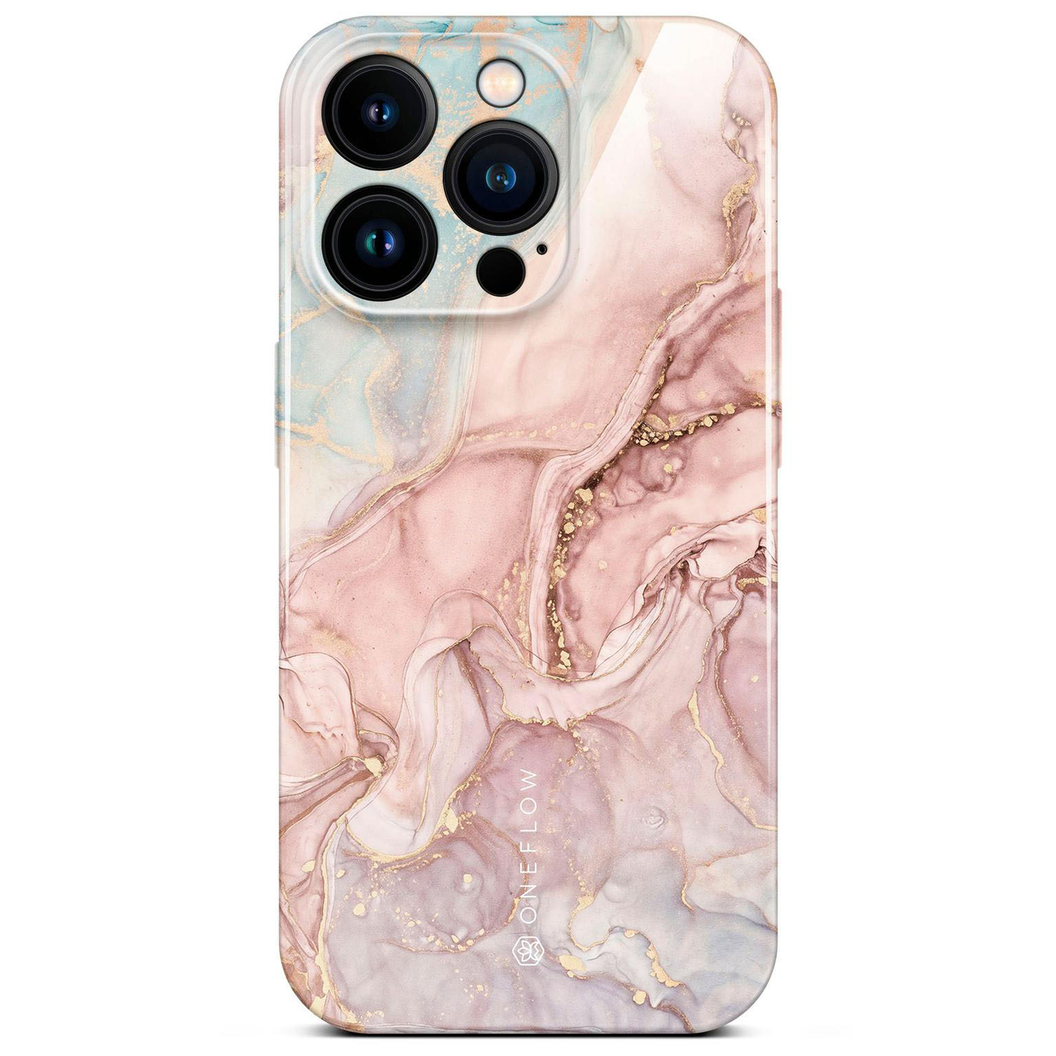 ONEFLOW Bliss Cover iPhone 16 Pro Hülle in Marmor Design – Rose Serenity ONEFLOW Bliss Cover iPhone 16 Pro Hülle in Marmor Design – Rose Serenity