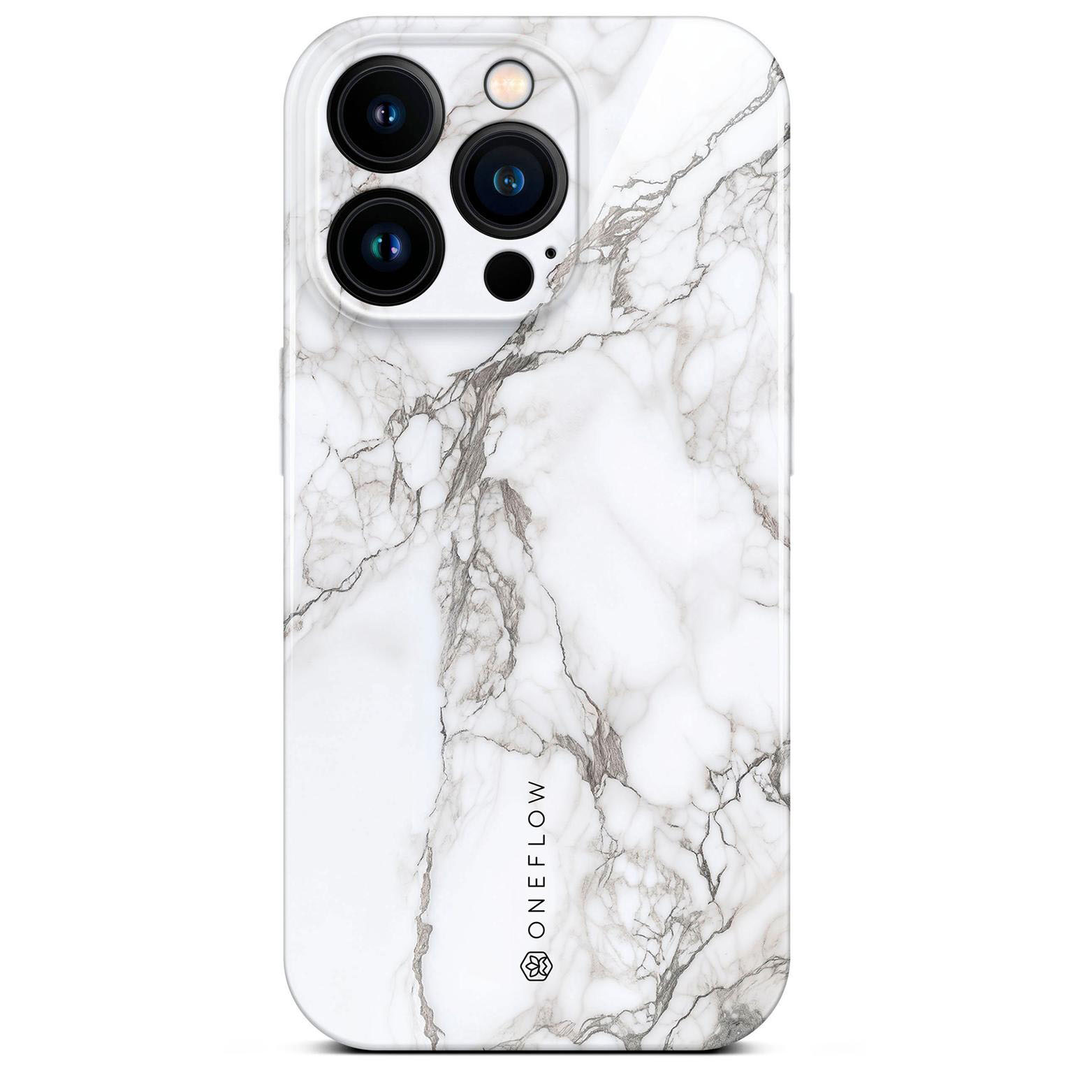 ONEFLOW Bliss Cover iPhone 16 Pro Hülle in Marmor Design – Ivory Whisper ONEFLOW Bliss Cover iPhone 16 Pro Hülle in Marmor Design – Ivory Whisper