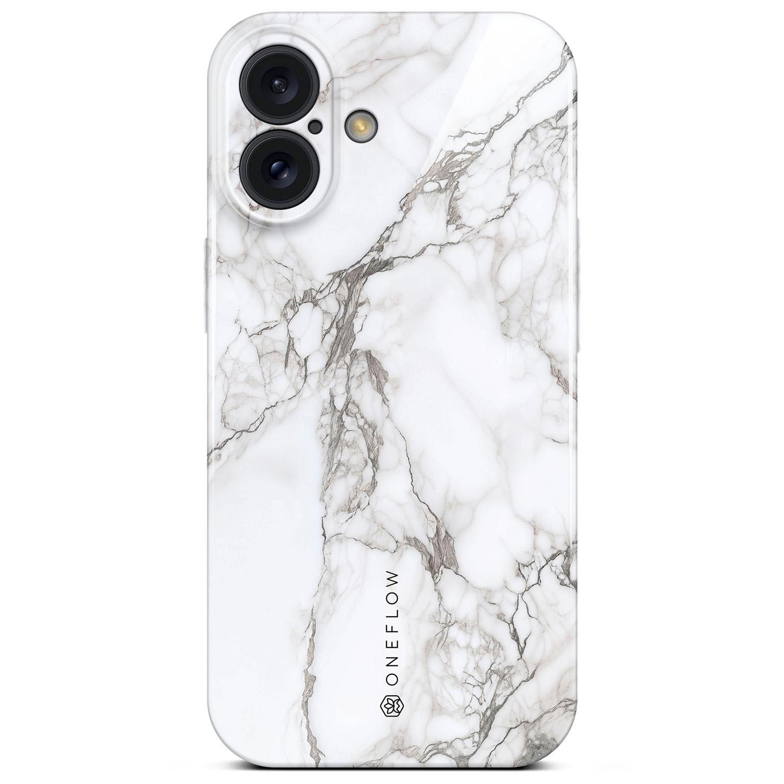 ONEFLOW Bliss Cover iPhone 16 Hülle in Marmor Design – Ivory Whisper ONEFLOW Bliss Cover iPhone 16 Hülle in Marmor Design – Ivory Whisper