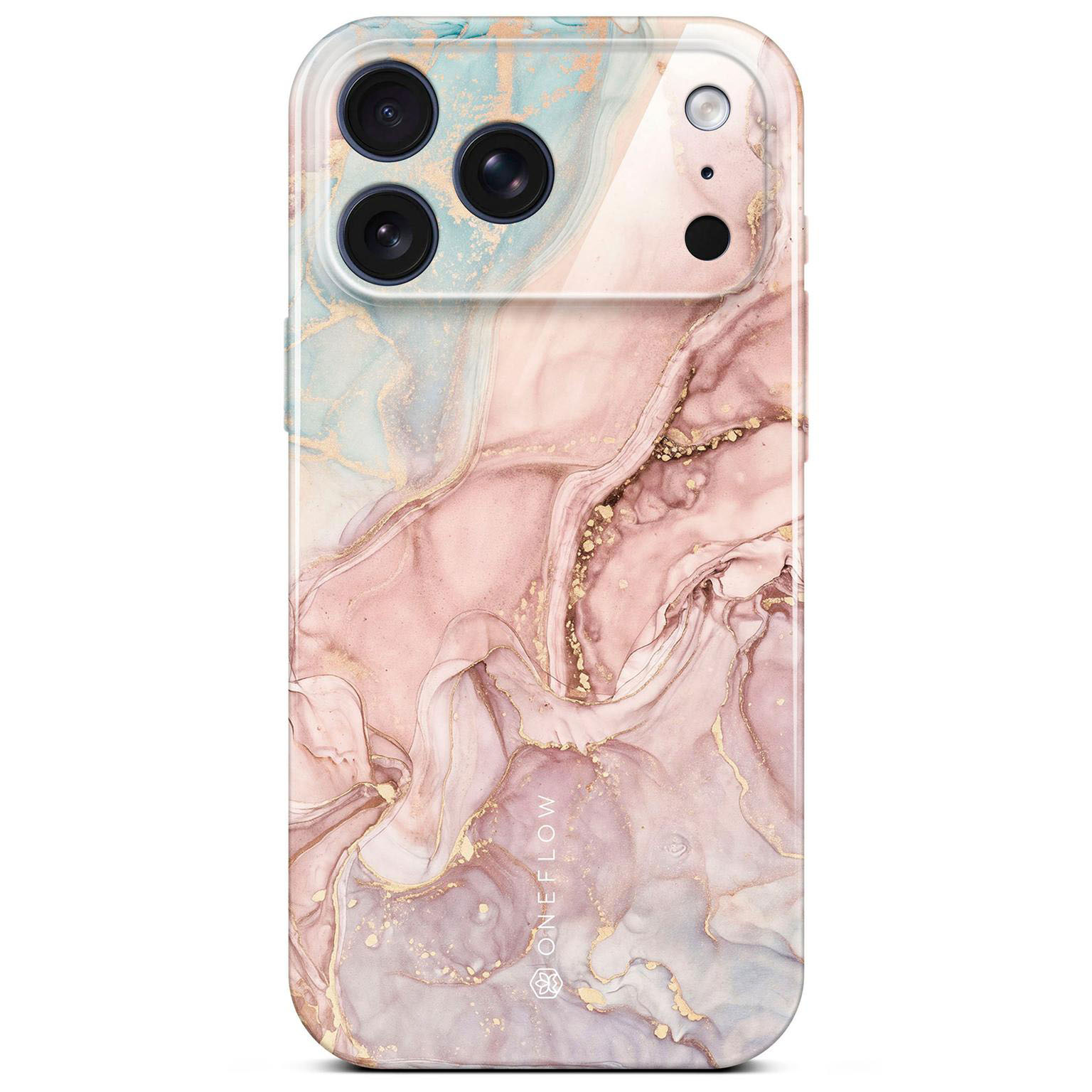ONEFLOW Bliss Cover iPhone 17 Pro Max Hülle in Marmor Design – Rose Serenity ONEFLOW Bliss Cover iPhone 17 Pro Max Hülle in Marmor Design – Rose Serenity