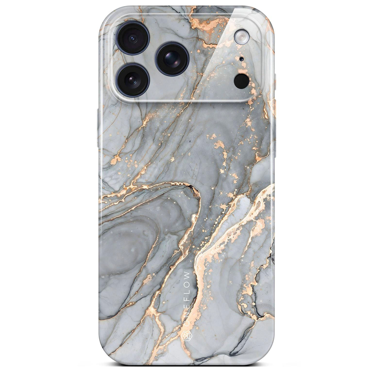ONEFLOW Bliss Cover iPhone 17 Pro Hülle in Marmor Design – Soft Granite ONEFLOW Bliss Cover iPhone 17 Pro Hülle in Marmor Design – Soft Granite