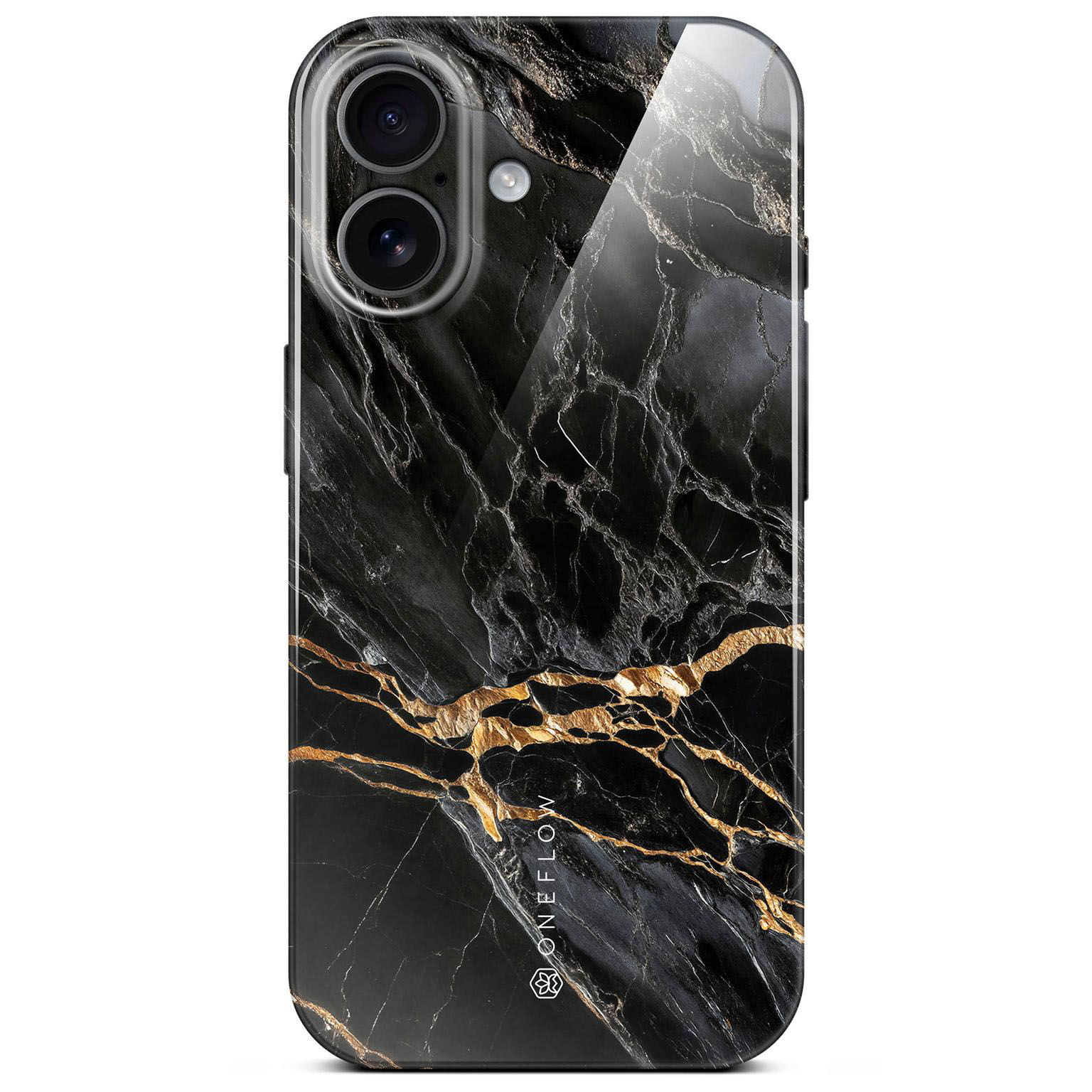 ONEFLOW Bliss Cover iPhone 17 Hülle in Marmor Design – Black Mirage ONEFLOW Bliss Cover iPhone 17 Hülle in Marmor Design – Black Mirage