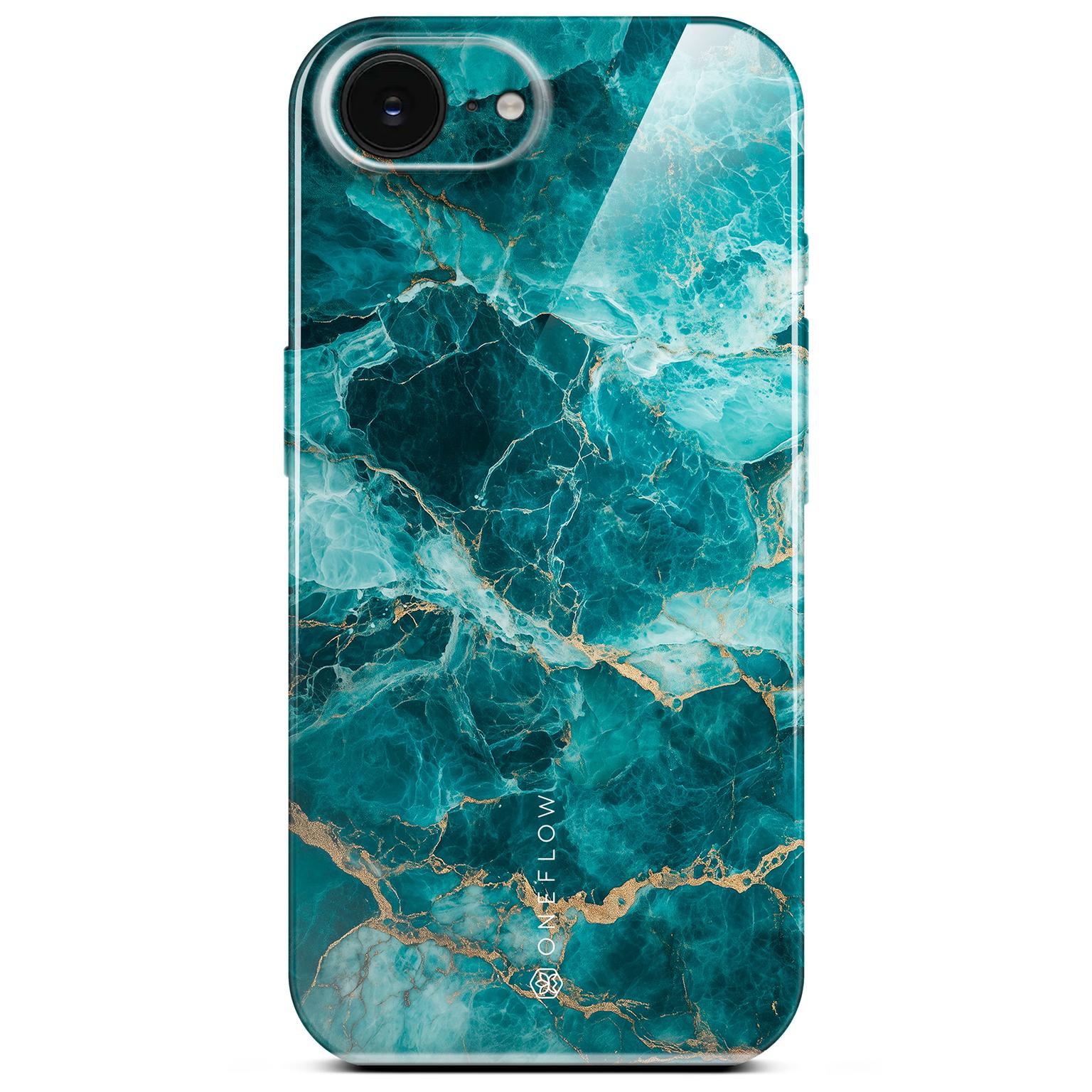 ONEFLOW Bliss Cover iPhone 17e Hülle in Marmor Design – Aqua Prism ONEFLOW Bliss Cover iPhone 17e Hülle in Marmor Design – Aqua Prism