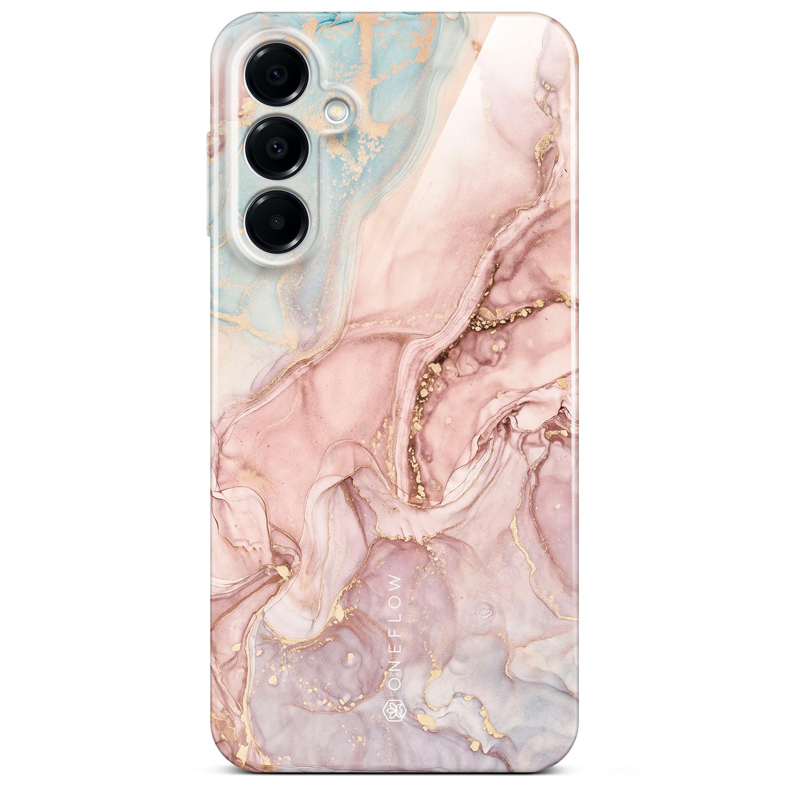 ONEFLOW ONEFLOW Bliss Cover Samsung Galaxy A16 5G Hülle in Marmor Design – Rose Serenity