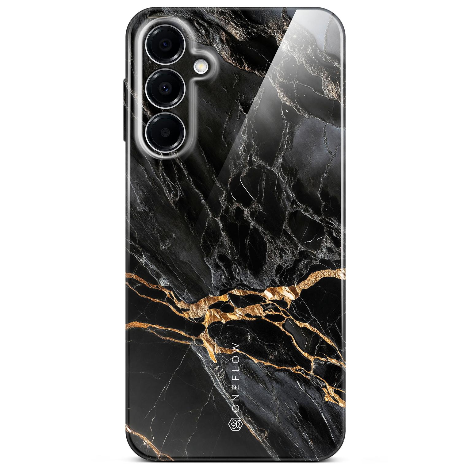 ONEFLOW ONEFLOW Bliss Cover Samsung Galaxy A16 5G Hülle in Marmor Design – Black Mirage