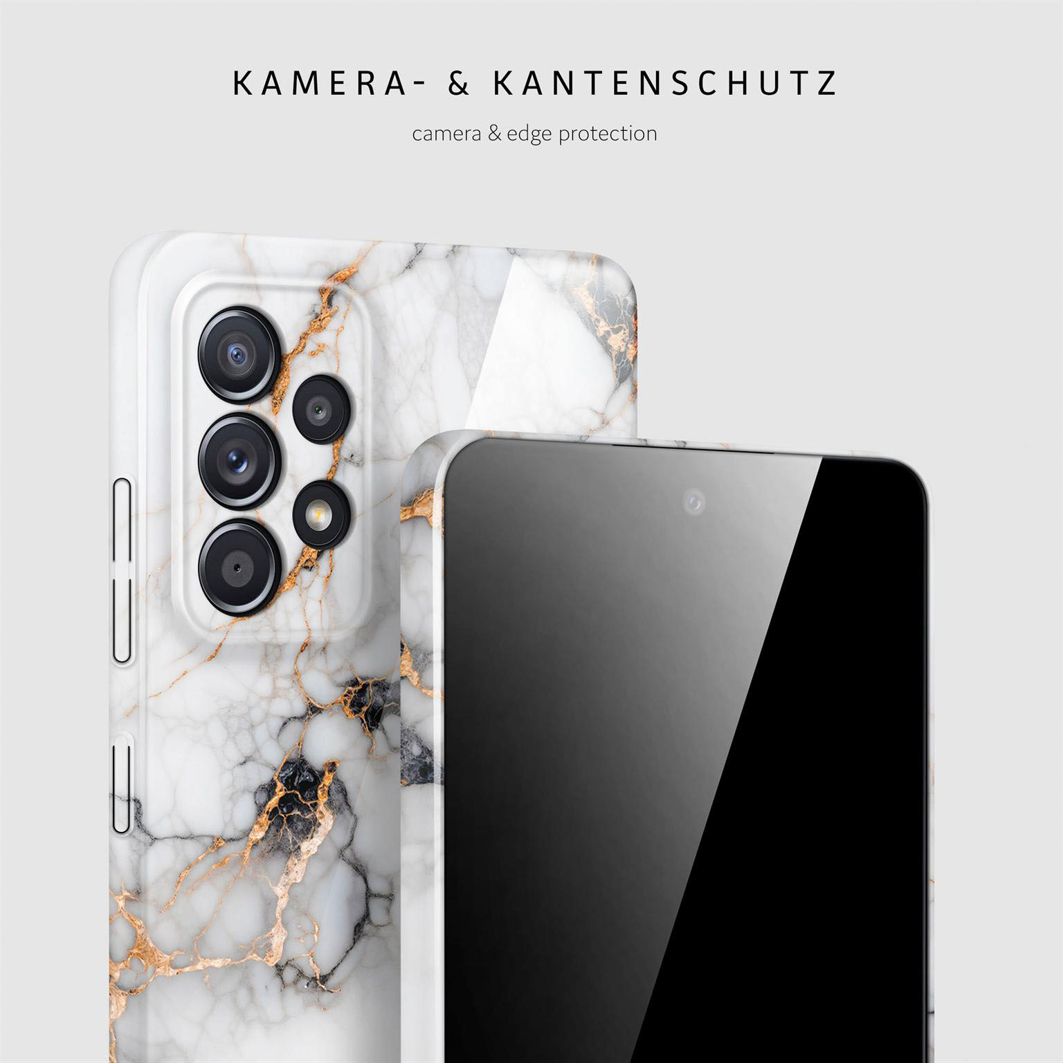 ONEFLOW Bliss Cover Samsung Galaxy A52 Hülle in Marmor Design – Weiteres Produktbild 2