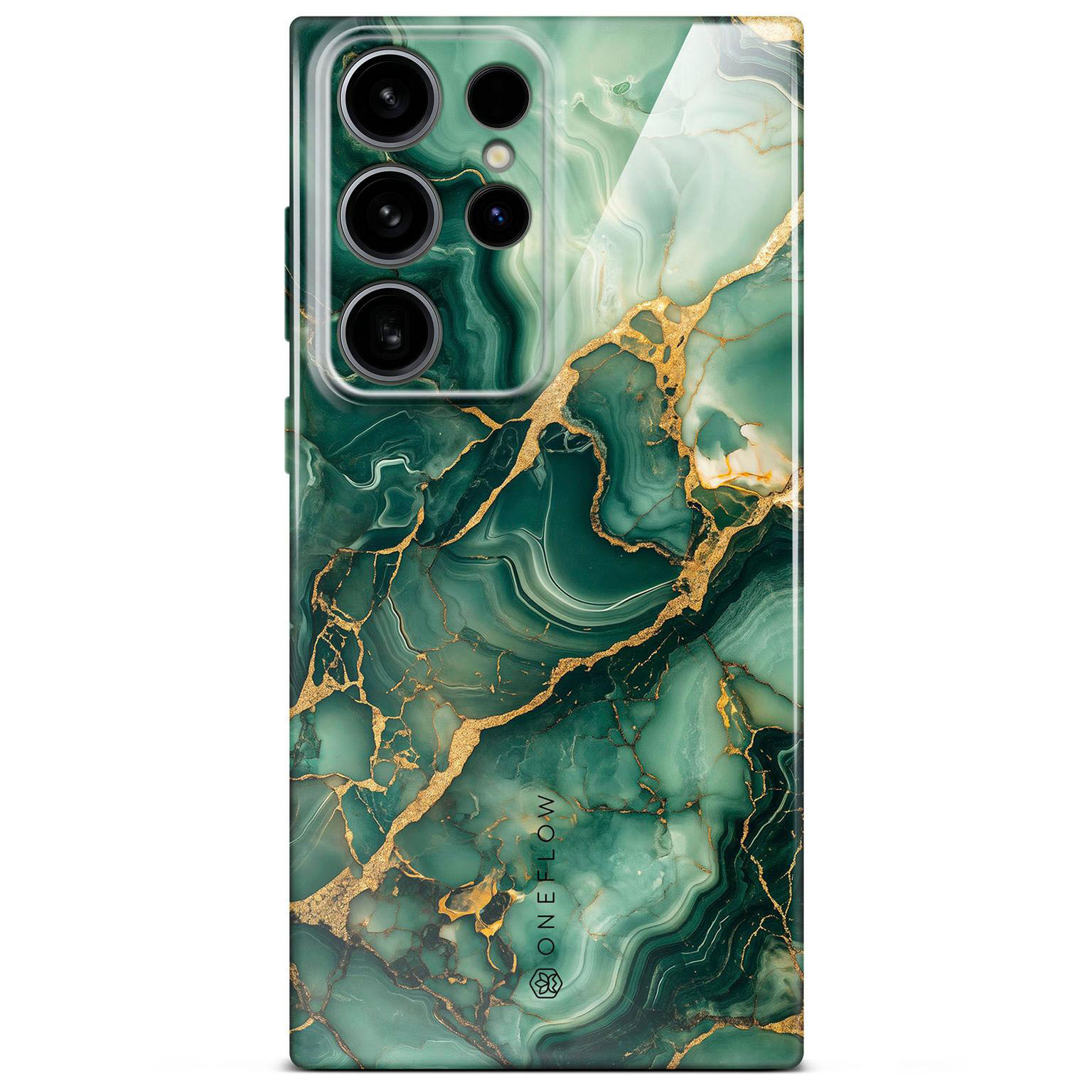 ONEFLOW Bliss Cover Samsung Galaxy S24 Ultra Hülle in Marmor Design – Emerald Flow ONEFLOW Bliss Cover Samsung Galaxy S24 Ultra Hülle in Marmor Design – Emerald Flow