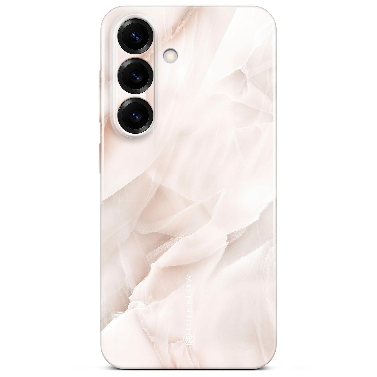 ONEFLOW ONEFLOW Bliss Cover Samsung Galaxy S25 FE Hülle in Marmor Design – Soft Blush