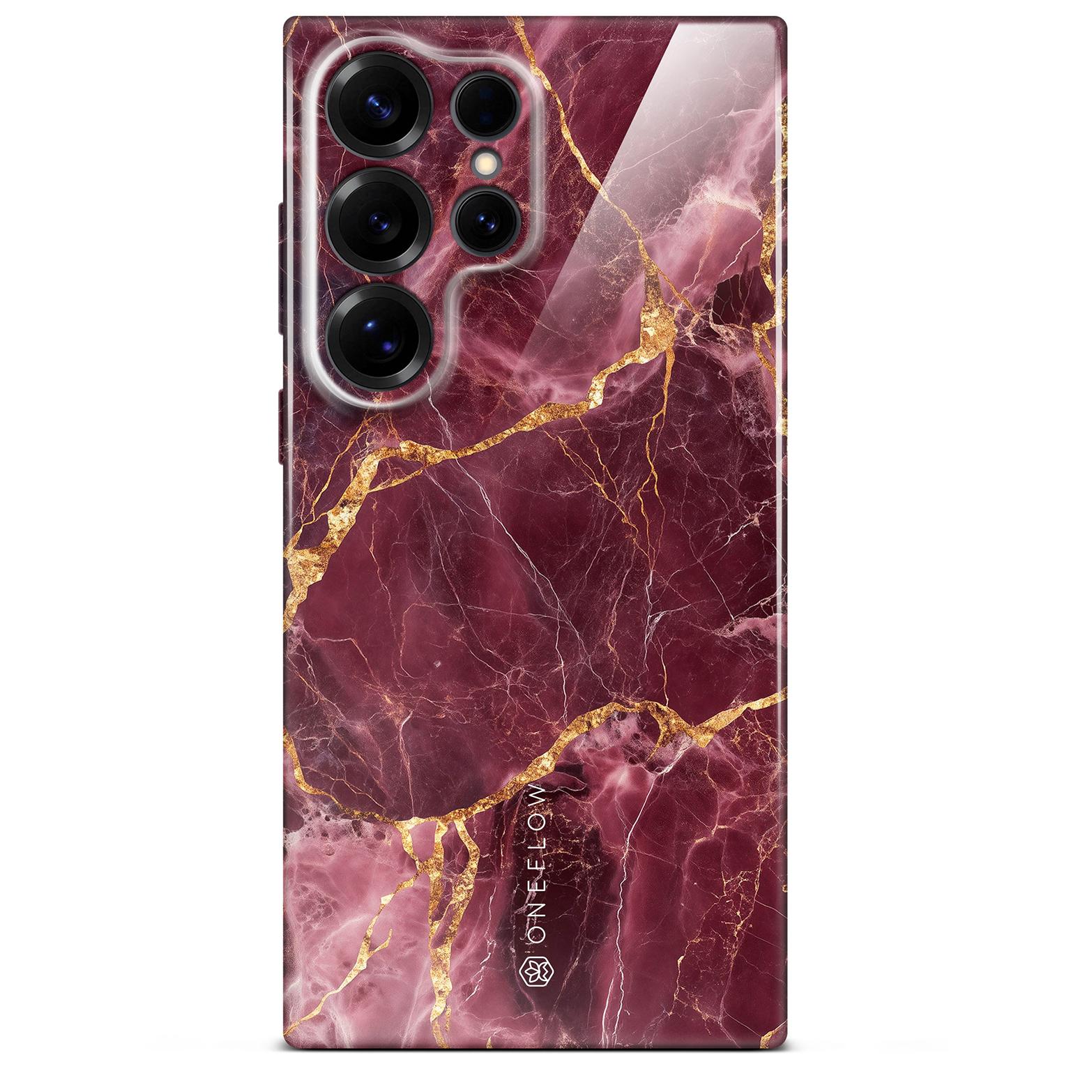 ONEFLOW Bliss Cover Samsung Galaxy S25 Ultra Hülle in Marmor Design – Velvet Wine ONEFLOW Bliss Cover Samsung Galaxy S25 Ultra Hülle in Marmor Design – Velvet Wine