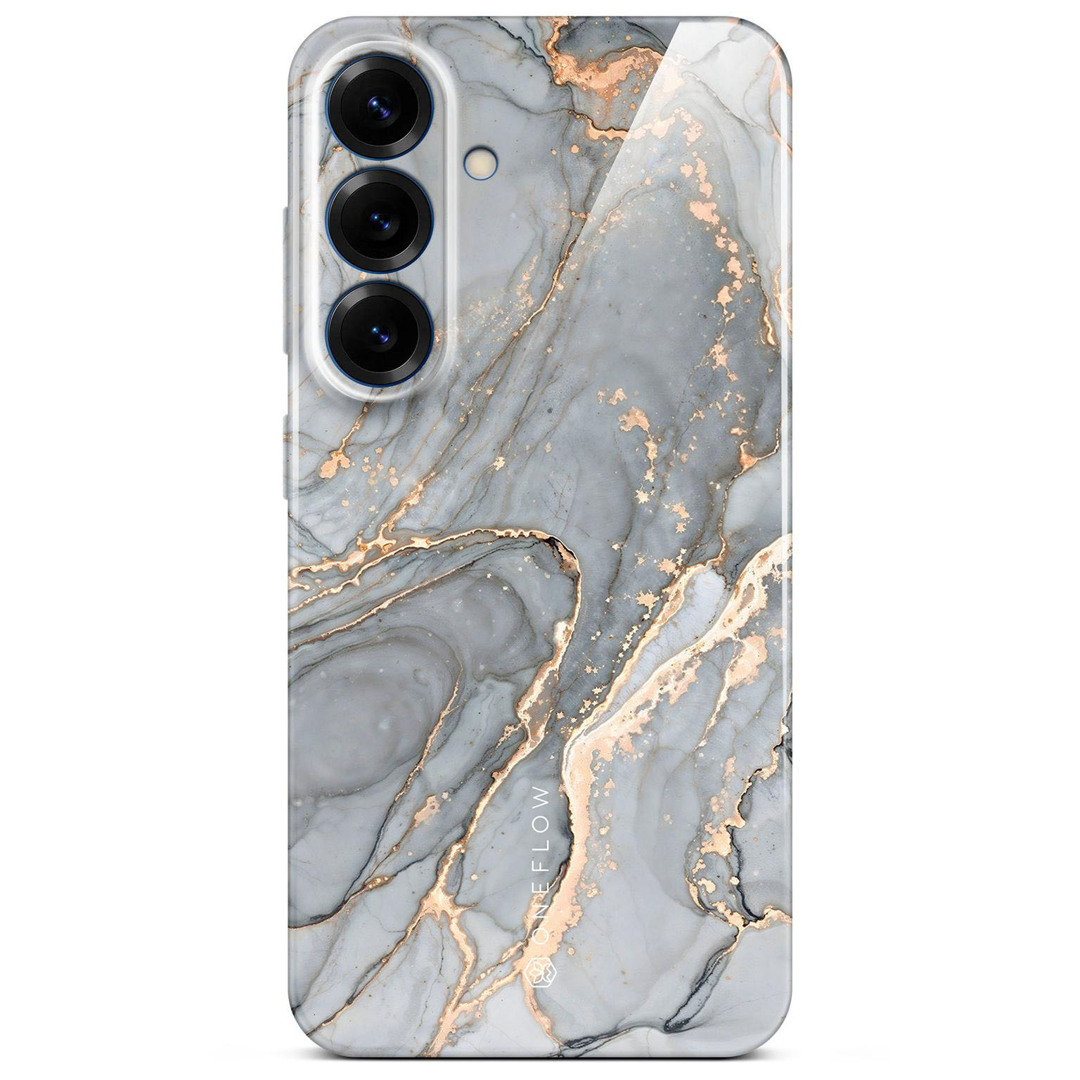 ONEFLOW ONEFLOW Bliss Cover Samsung Galaxy S25 Hülle in Marmor Design – Soft Granite