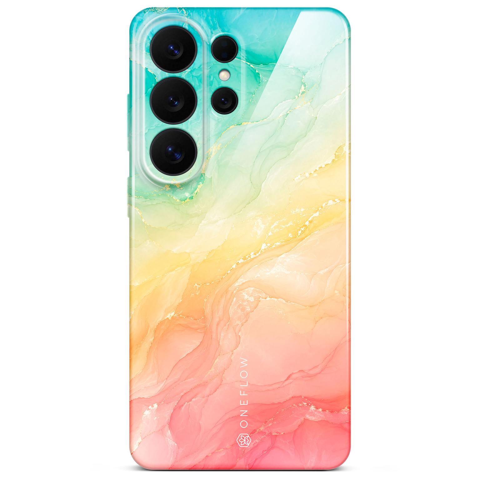 ONEFLOW ONEFLOW Bliss Cover Samsung Galaxy S26 Ultra Hülle in Marmor Design – Tropic Sunrise
