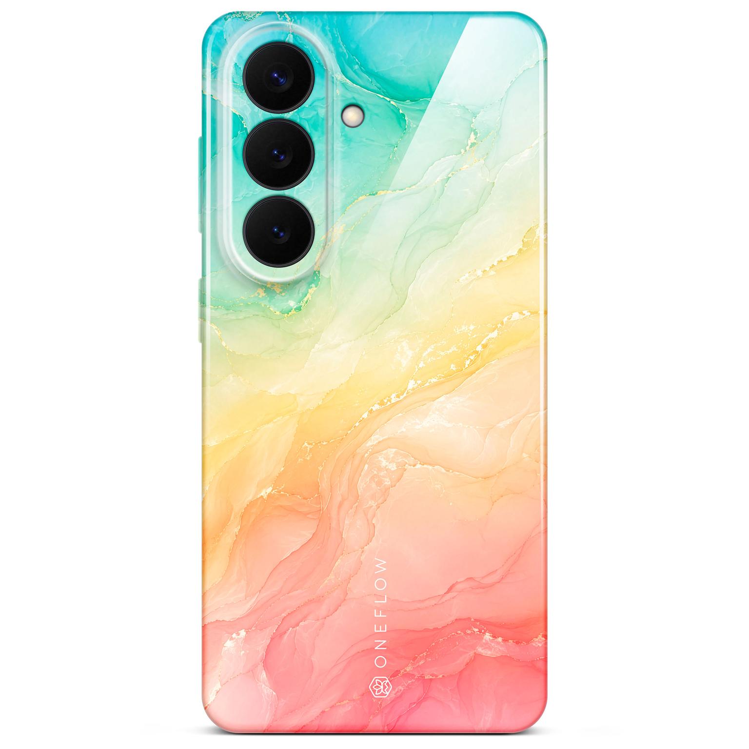 ONEFLOW ONEFLOW Bliss Cover Samsung Galaxy S26 Hülle in Marmor Design – Tropic Sunrise