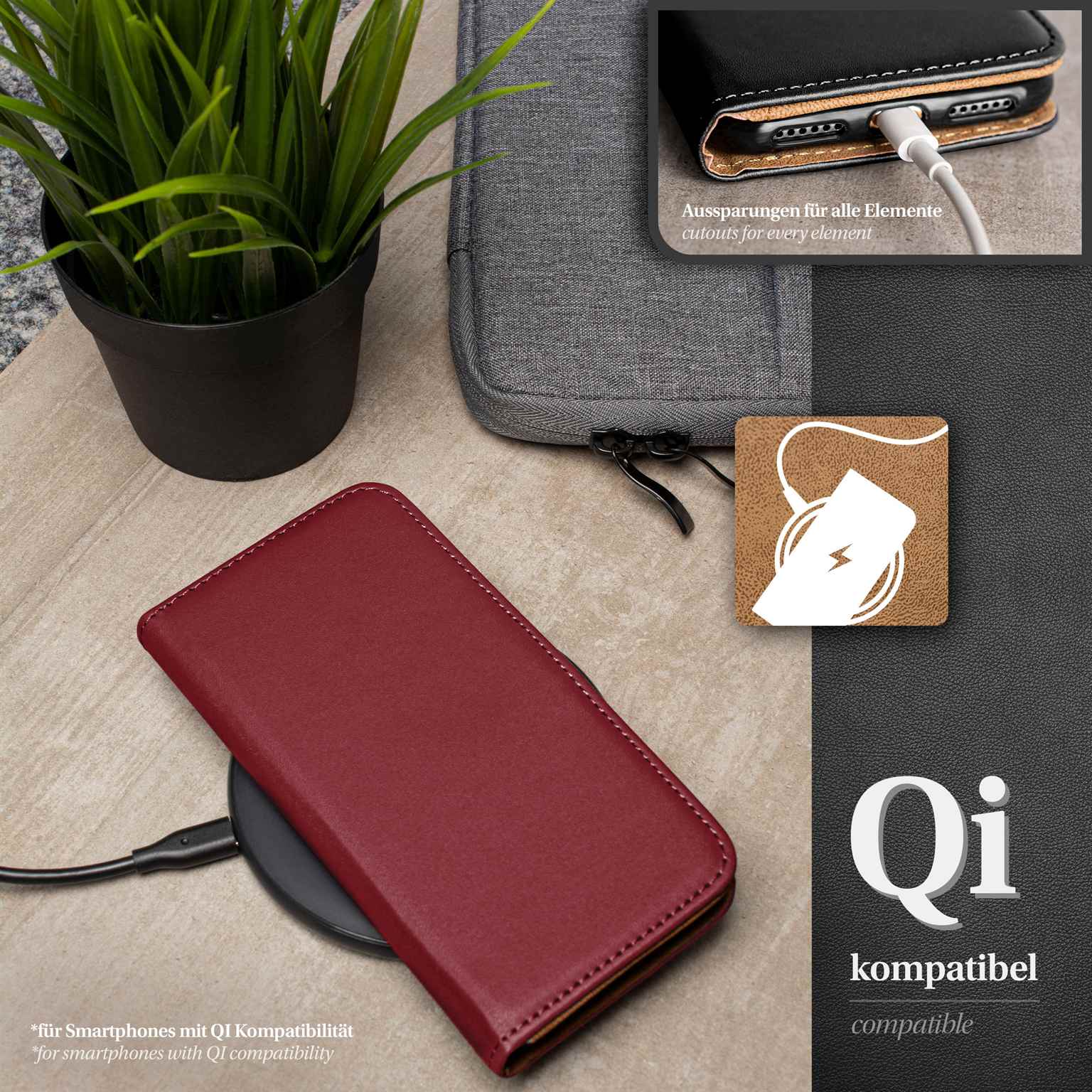 moex Book Case für Samsung Galaxy A17 5G Klapphülle mit Kartenfach – Weiteres Produktbild 6