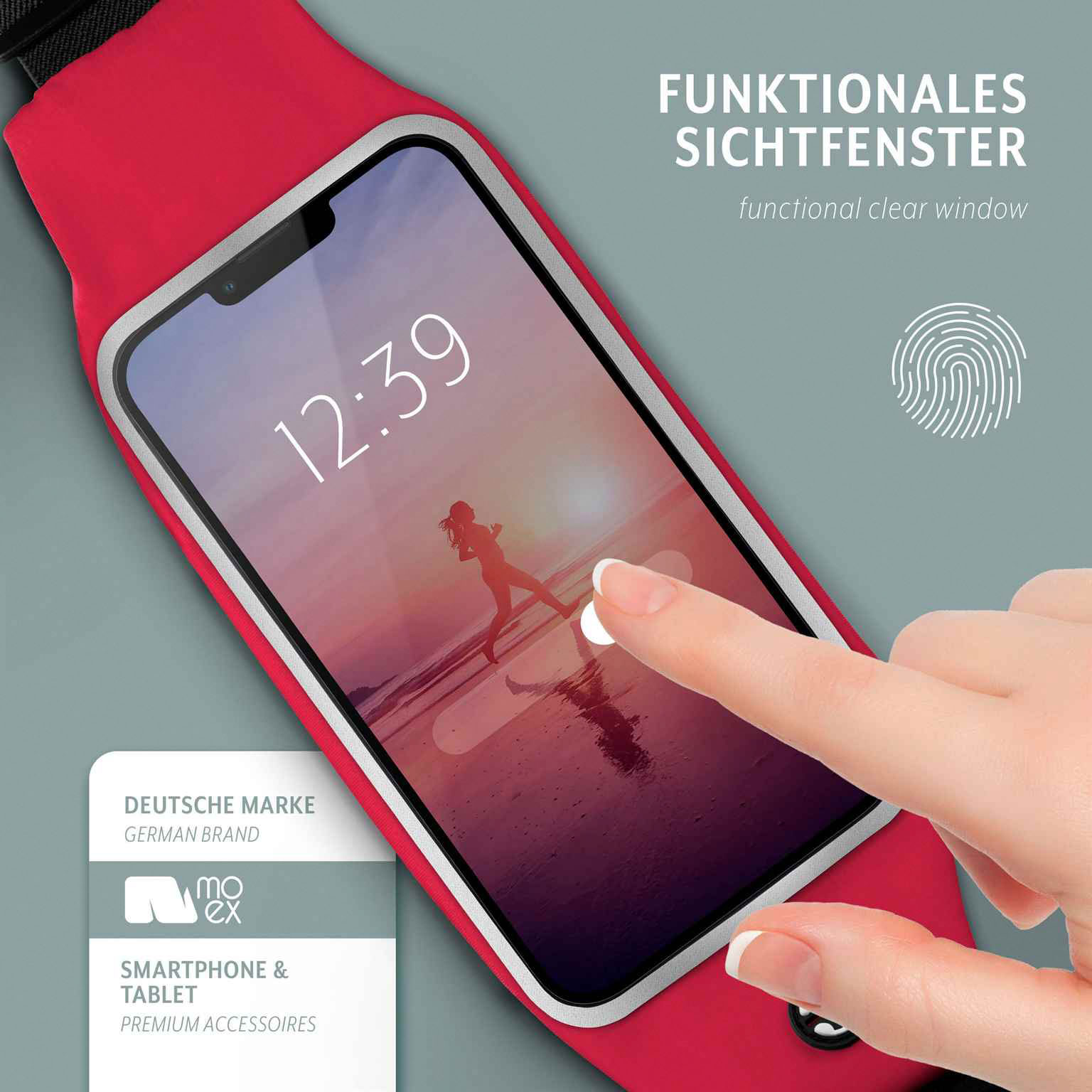 moex Breeze Bag iPhone 17e Lauftasche Handy – Weiteres Produktbild 2