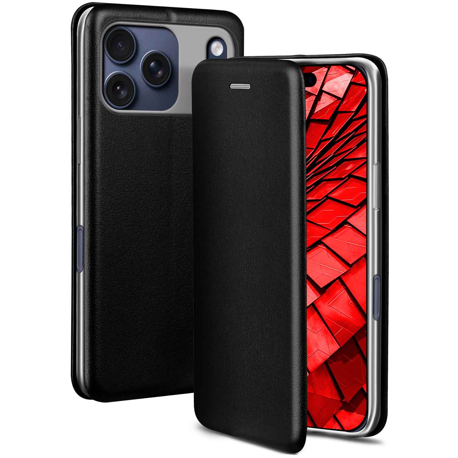 ONEFLOW Business Case iPhone 17 Pro Max Handytasche mit Kartenfach – Tuxedo - Black ONEFLOW Business Case iPhone 17 Pro Max Handytasche mit Kartenfach – Tuxedo - Black