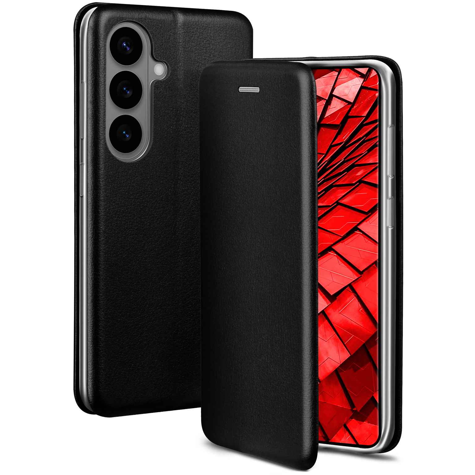 ONEFLOW Business Case Samsung Galaxy S26 Plus Handytasche mit Kartenfach – Tuxedo - Black