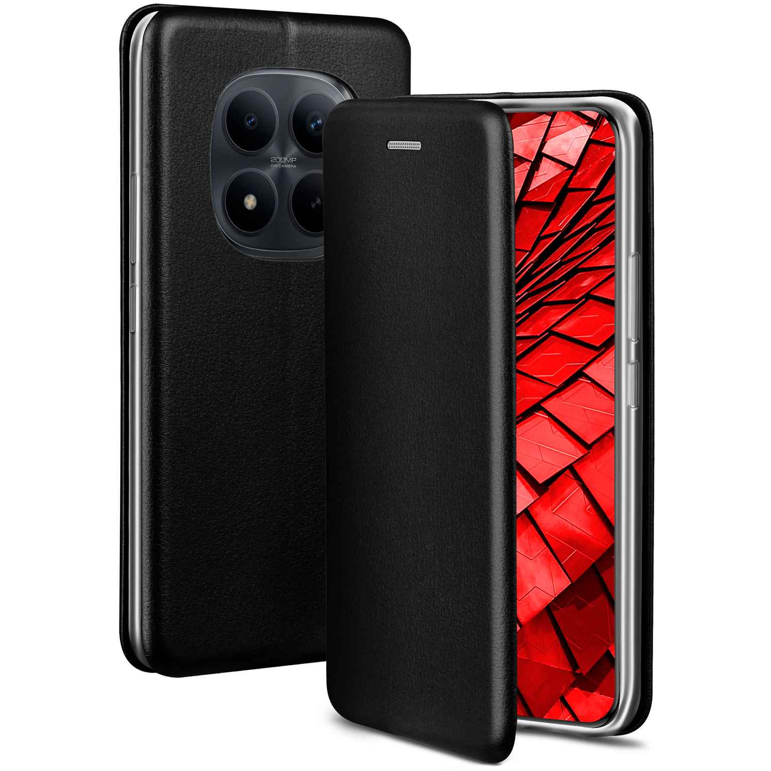 ONEFLOW Business Case Redmi Note 15 Pro+ 5G Handytasche mit Kartenfach – Tuxedo - Black