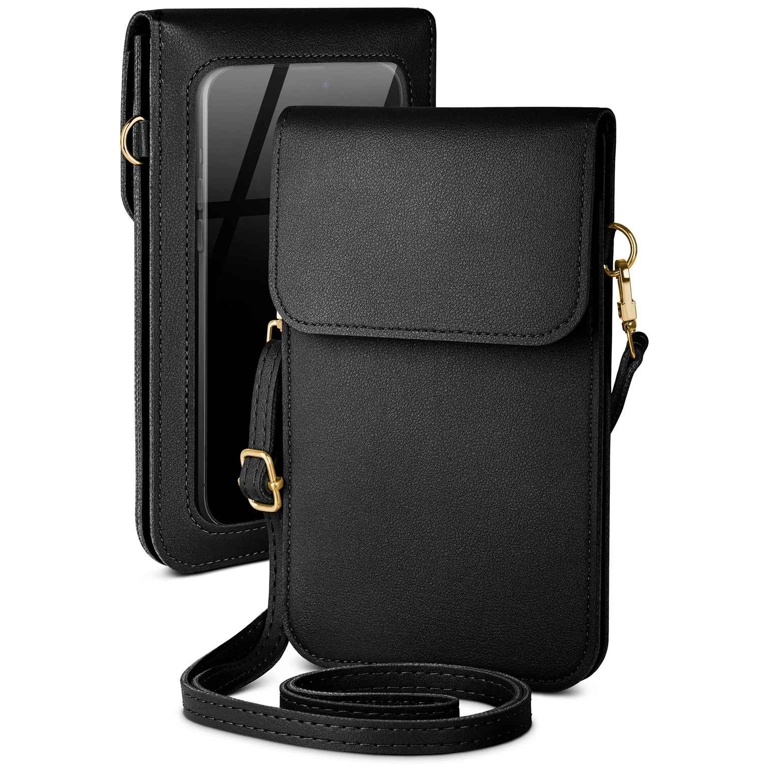 moex moex CitySling Nothing Phone (4a) Pro Handytasche zum Umhängen – Onyxschwarz